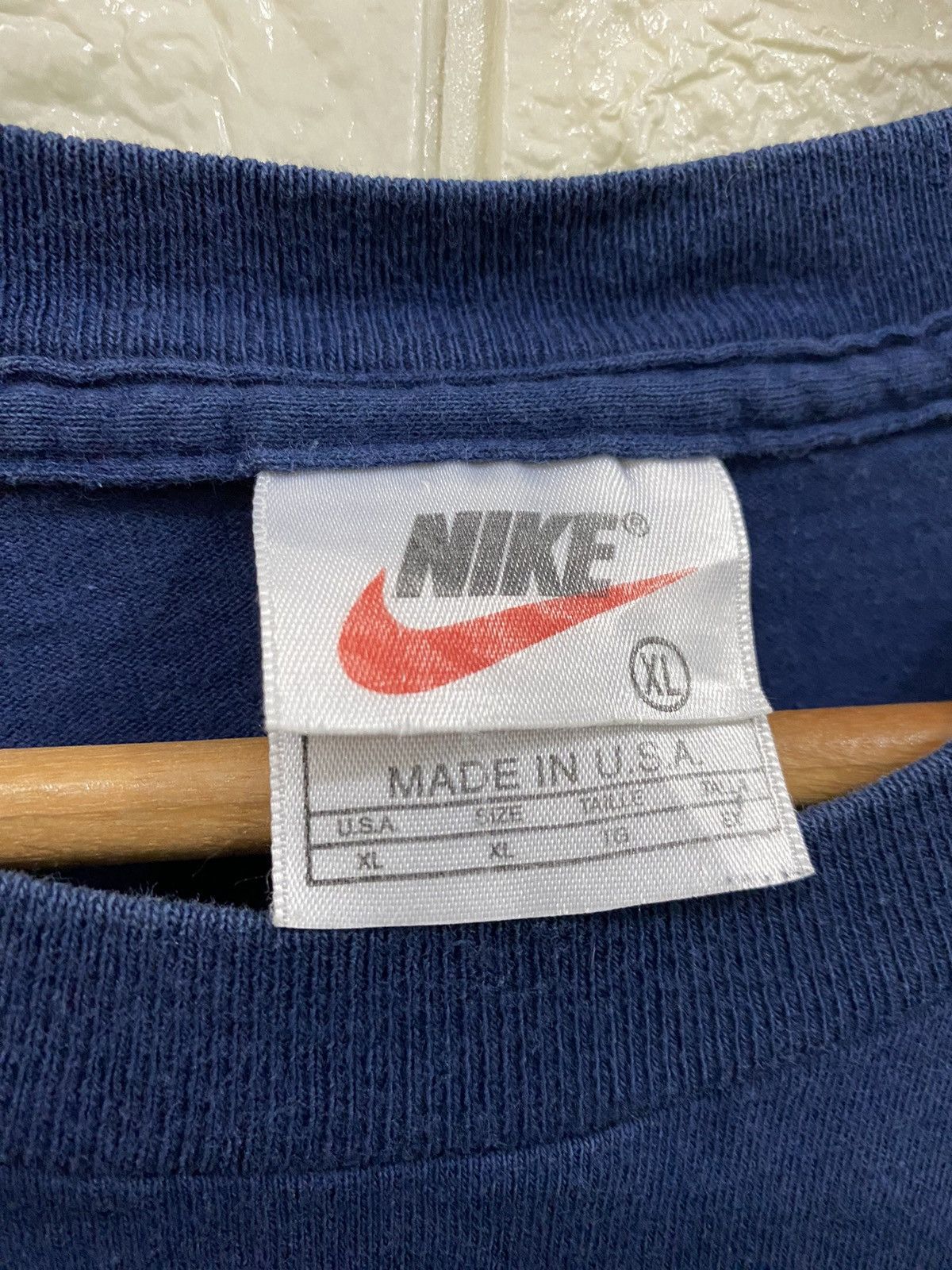 Nike × Vintage Vintage 90’s Nike “Just Do It” Logo T-Shirt Size US XL / EU 56 / 4 - 5 Thumbnail