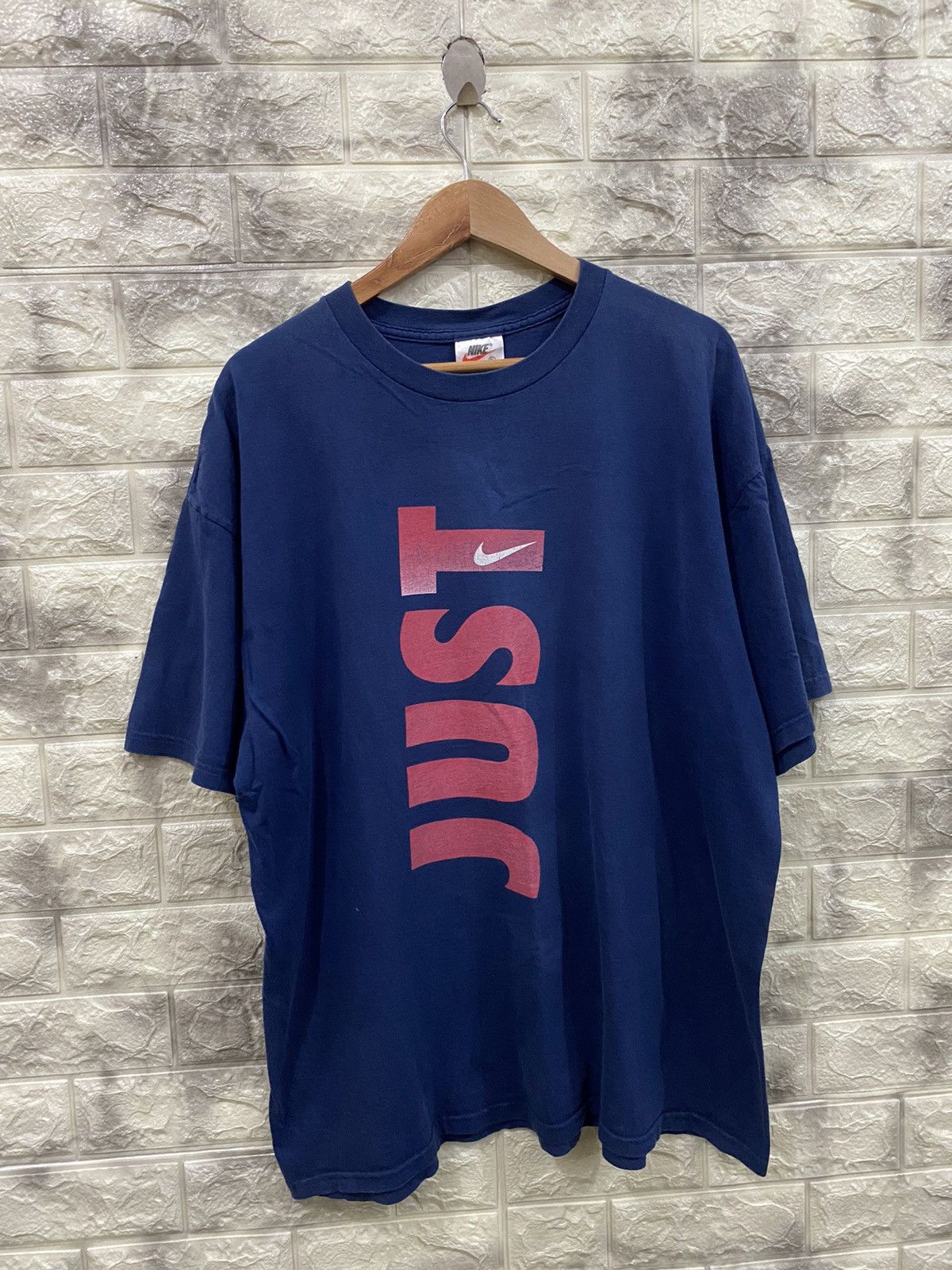 Nike × Vintage Vintage 90’s Nike “Just Do It” Logo T-Shirt Size US XL / EU 56 / 4 - 1 Thumbnail