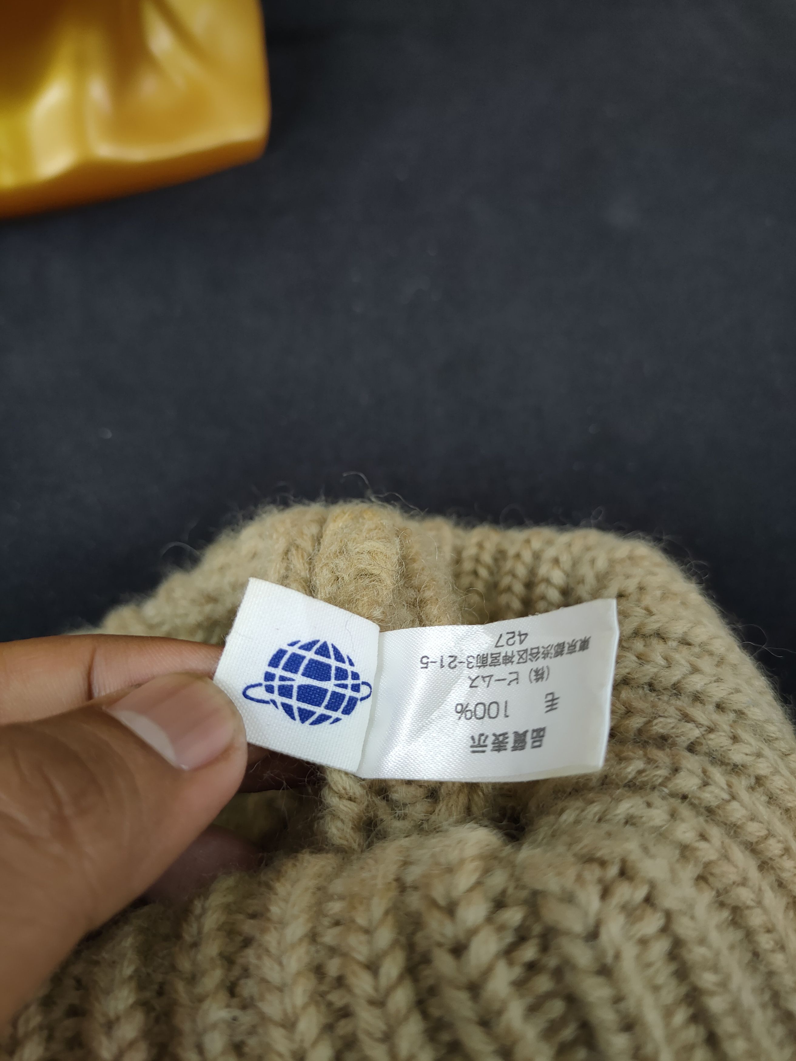 Beams Plus Beams japan mohair cable knitwear beanie hat brown #172 Size ONE SIZE - 9 Thumbnail