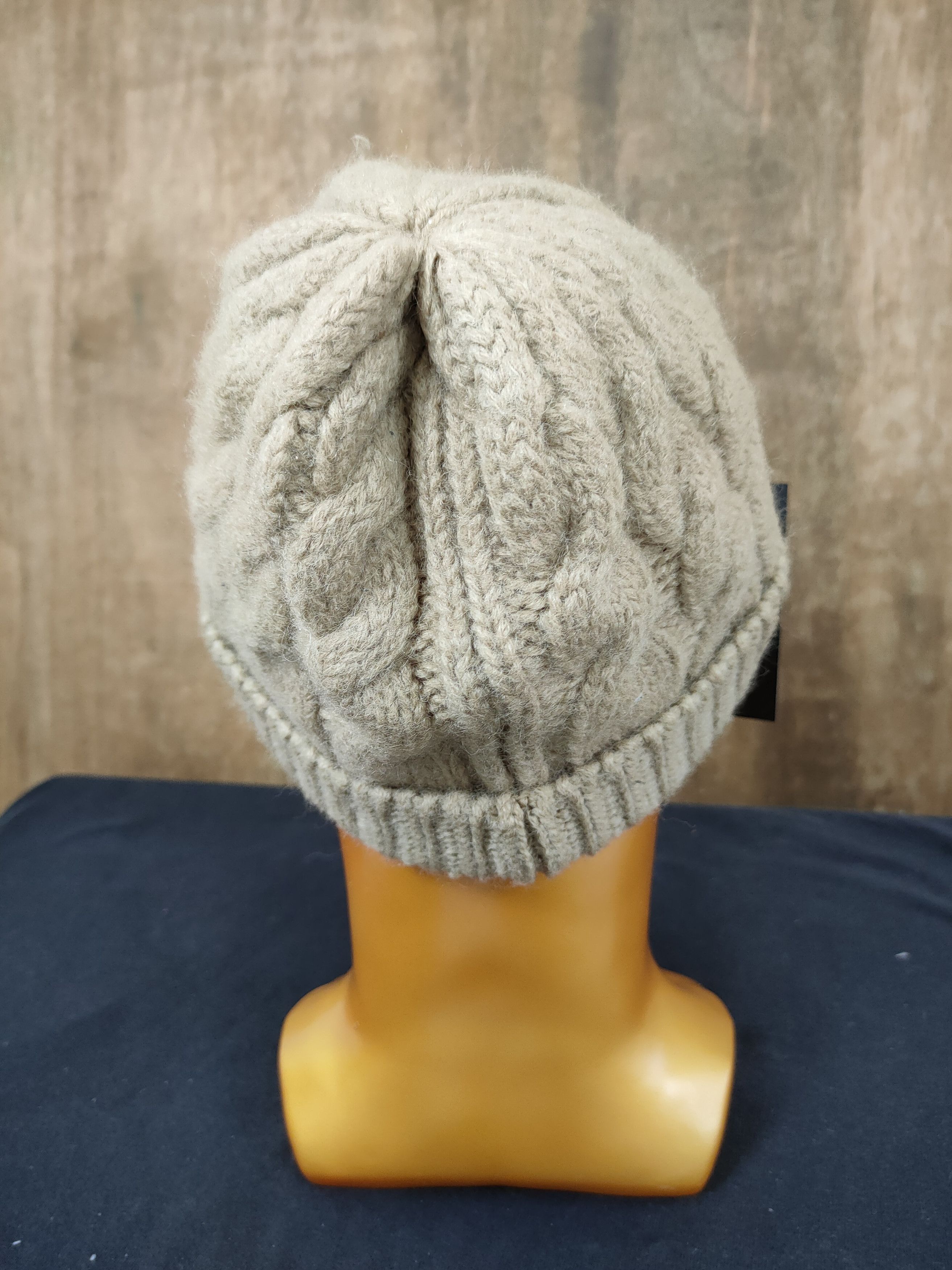 Beams Plus Beams japan mohair cable knitwear beanie hat brown #172 Size ONE SIZE - 3 Thumbnail