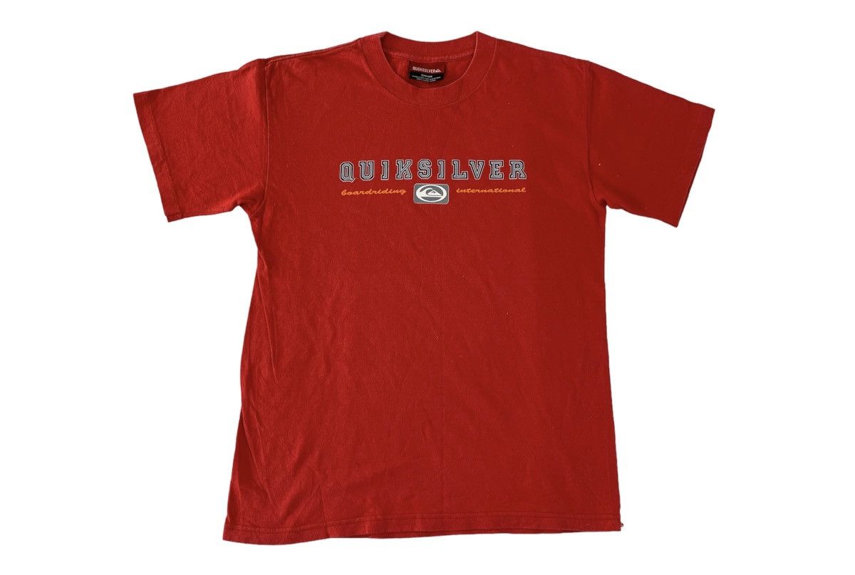 Quiksilver Quicksilver Board Riding International Spell Out Printed Tee Size US S / EU 44-46 / 1 - 1 Thumbnail