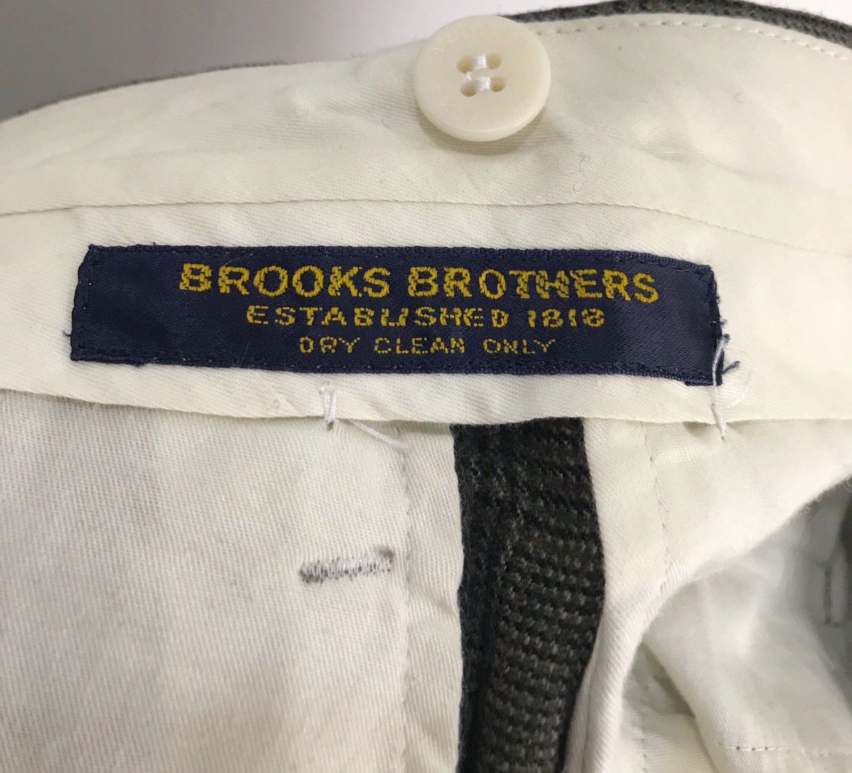 Brooks Brothers Vintage BROOKS BROTHERS Checkered Plaid Wool Trouser Pants Size US 29 - 15 Thumbnail