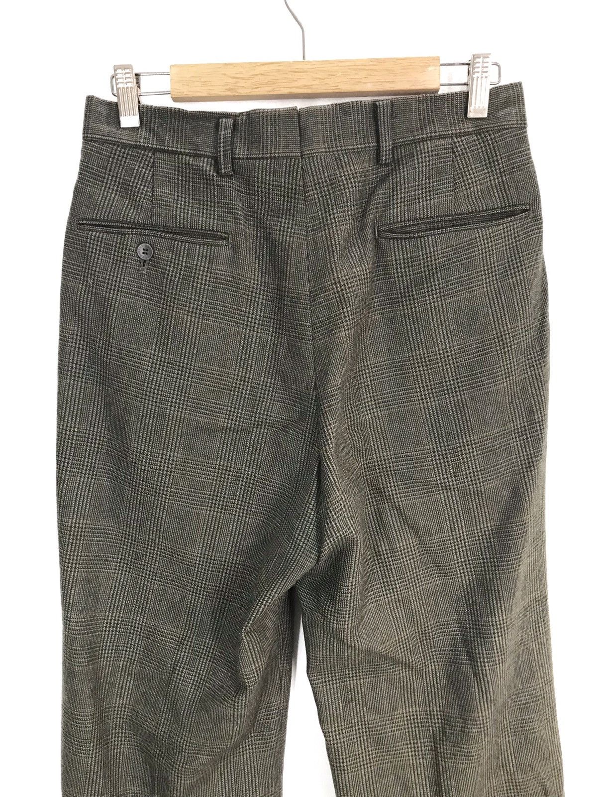 Brooks Brothers Vintage BROOKS BROTHERS Checkered Plaid Wool Trouser Pants Size US 29 - 9 Thumbnail