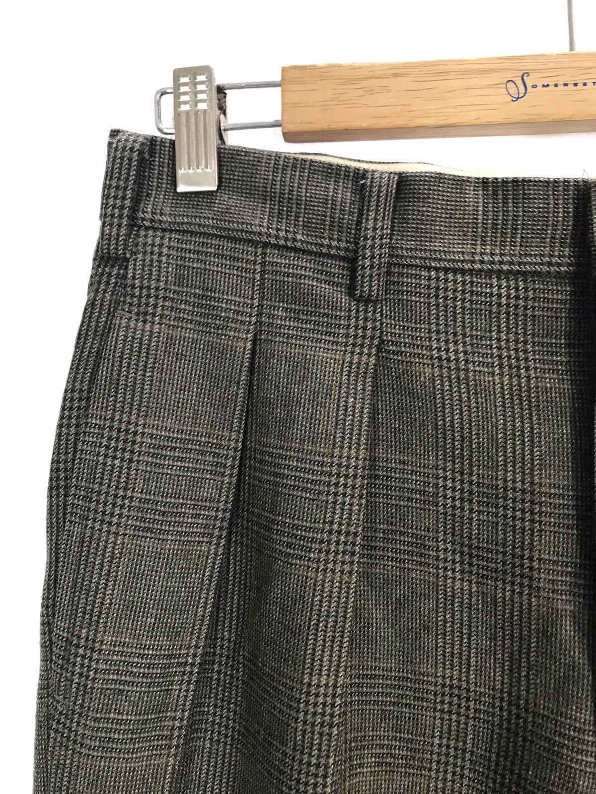 Brooks Brothers Vintage BROOKS BROTHERS Checkered Plaid Wool Trouser Pants Size US 29 - 5 Thumbnail