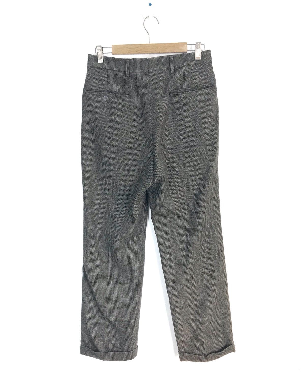 Brooks Brothers Vintage BROOKS BROTHERS Checkered Plaid Wool Trouser Pants Size US 29 - 8 Thumbnail