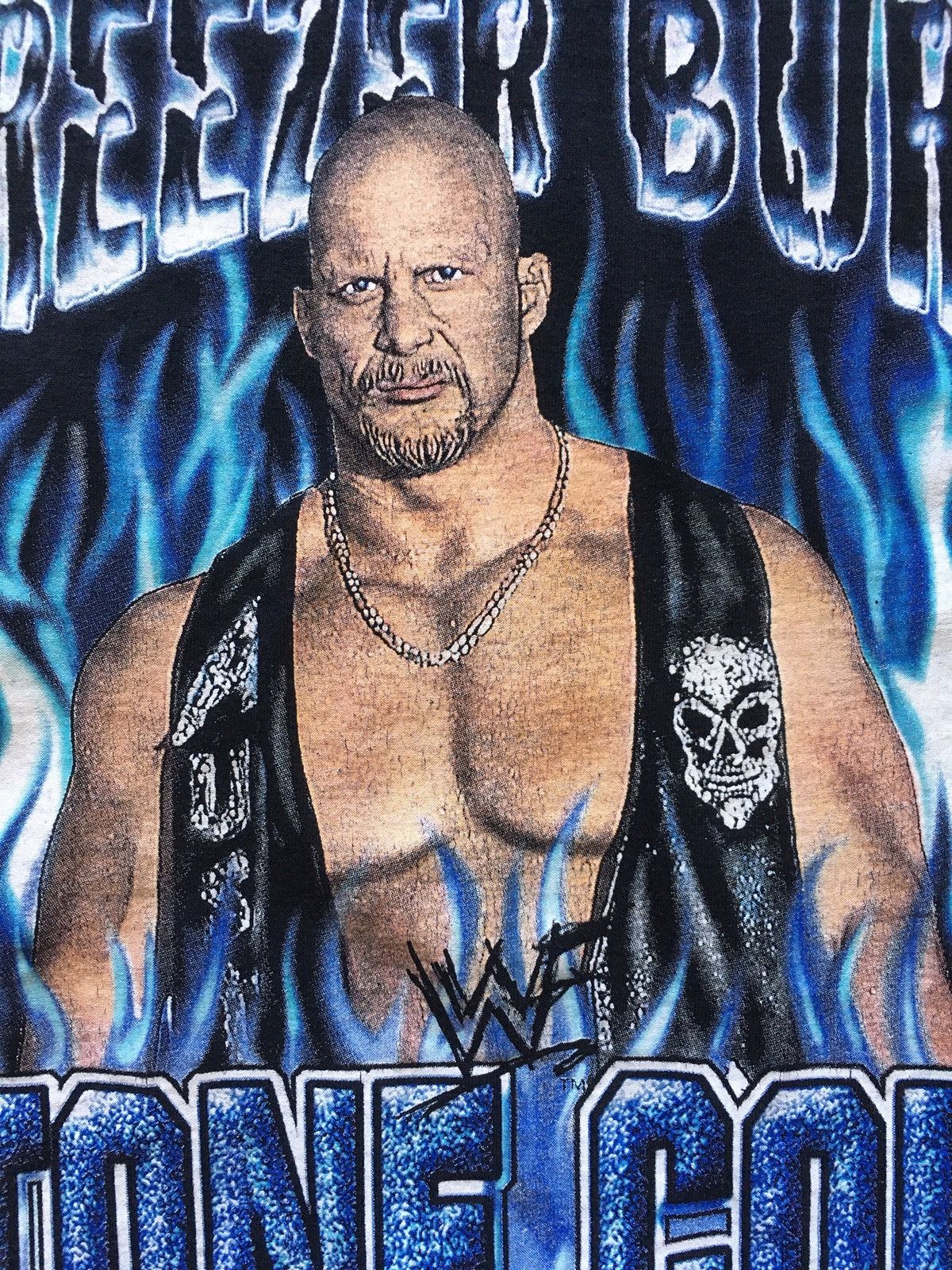 Vintage STEVE AUSTIN 3:16 STONE COLD SHIRT VINTAGE WWF 90S RAP TEE Size US M / EU 48-50 / 2 - 6 Thumbnail
