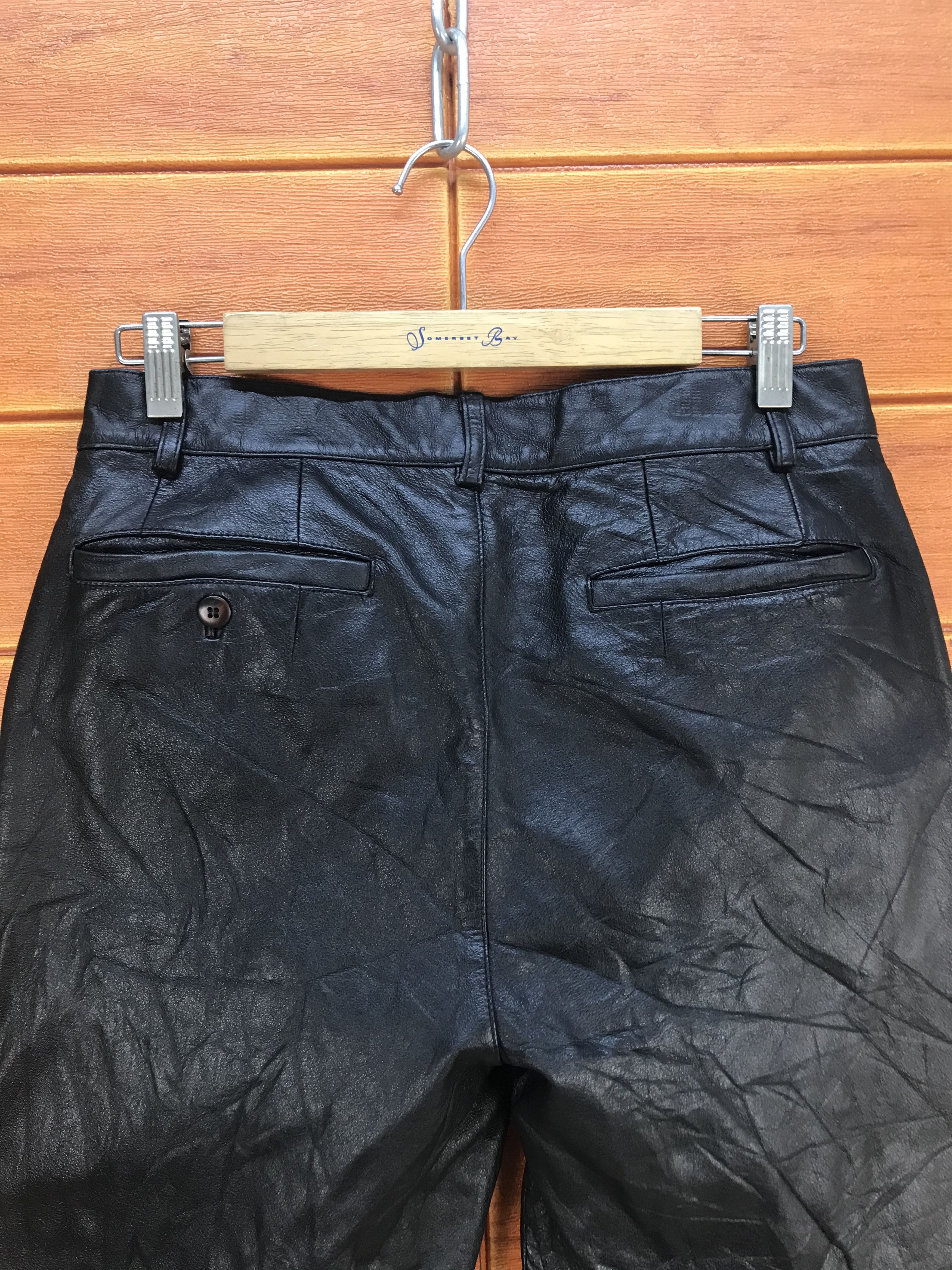 Gianni Valentino GIANNI VALENTINO ITALY Leather Pants Size US 30 / EU 46 - 9 Thumbnail