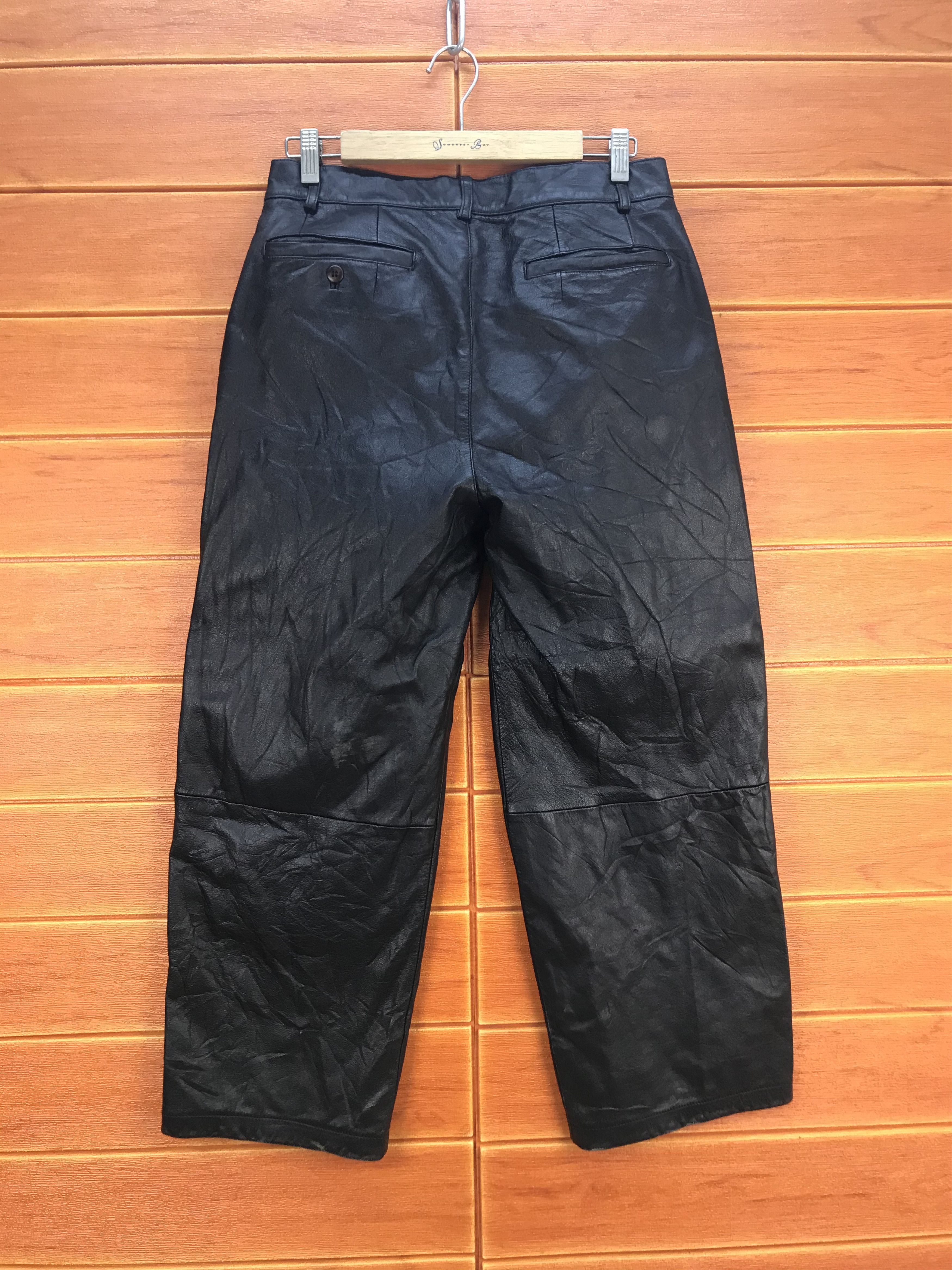 Gianni Valentino GIANNI VALENTINO ITALY Leather Pants Size US 30 / EU 46 - 8 Thumbnail