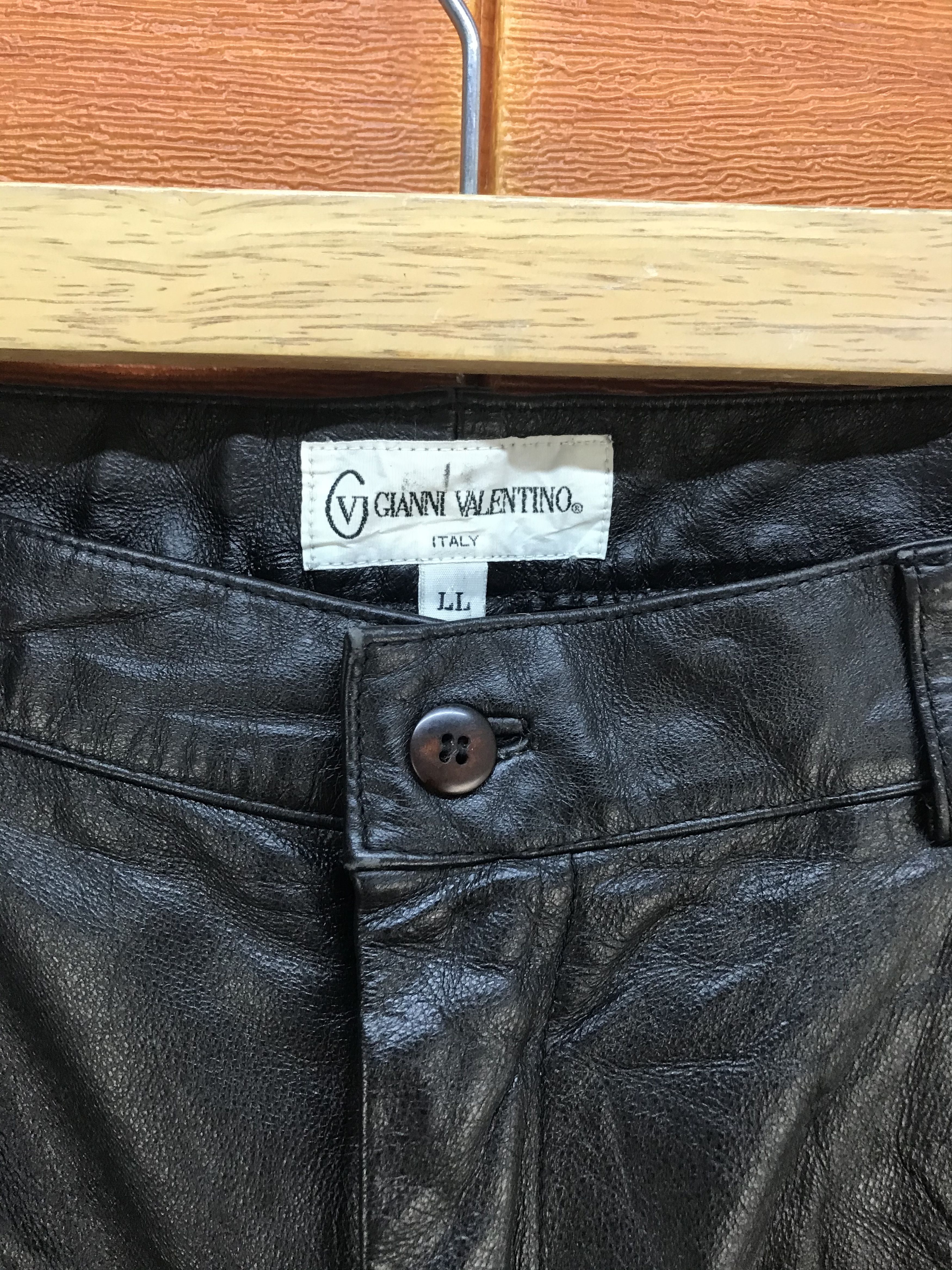 Gianni Valentino GIANNI VALENTINO ITALY Leather Pants Size US 30 / EU 46 - 7 Thumbnail