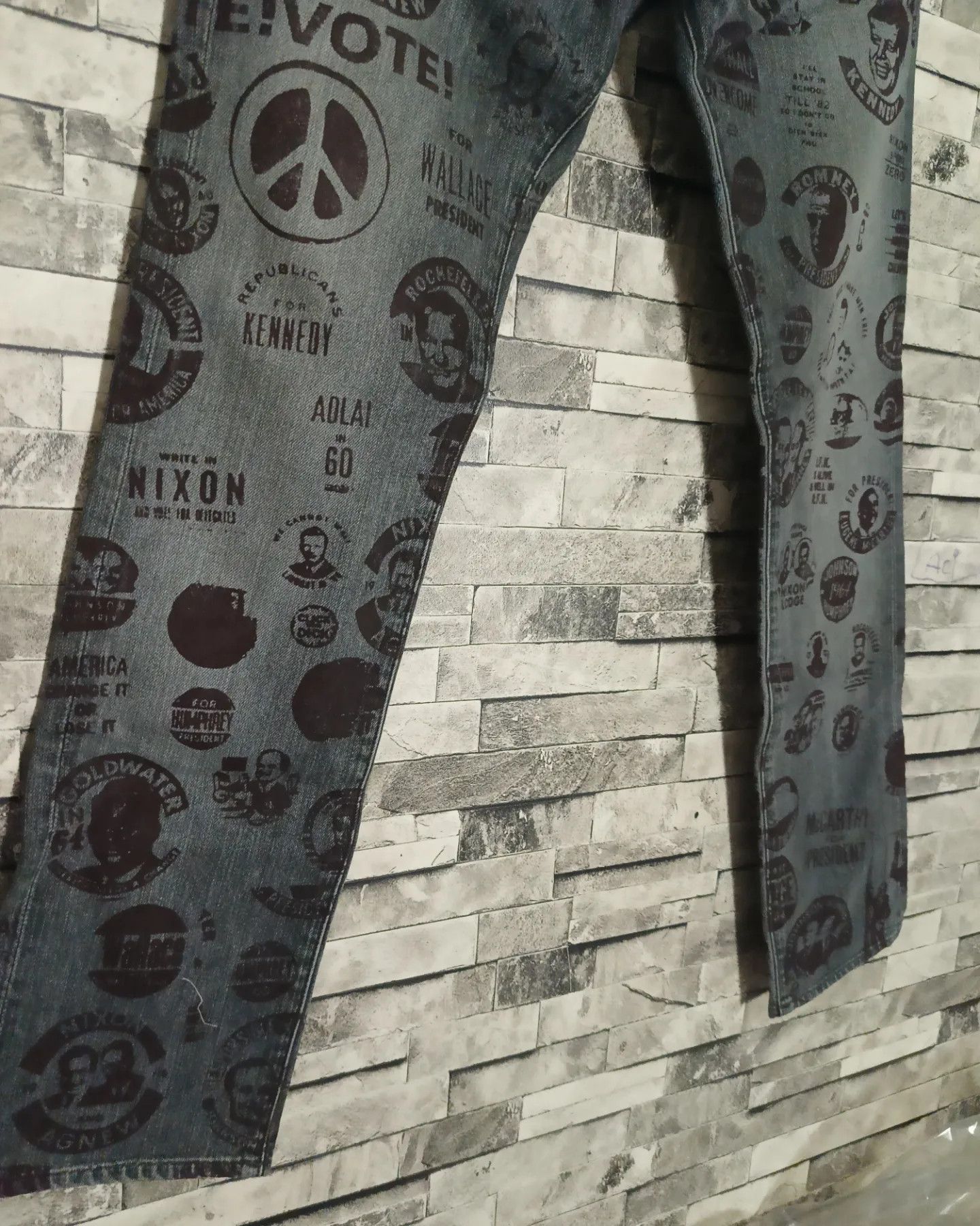 Japanese Brand Vintage all over print John bull jeans Size US 30 / EU 46 - 4 Thumbnail