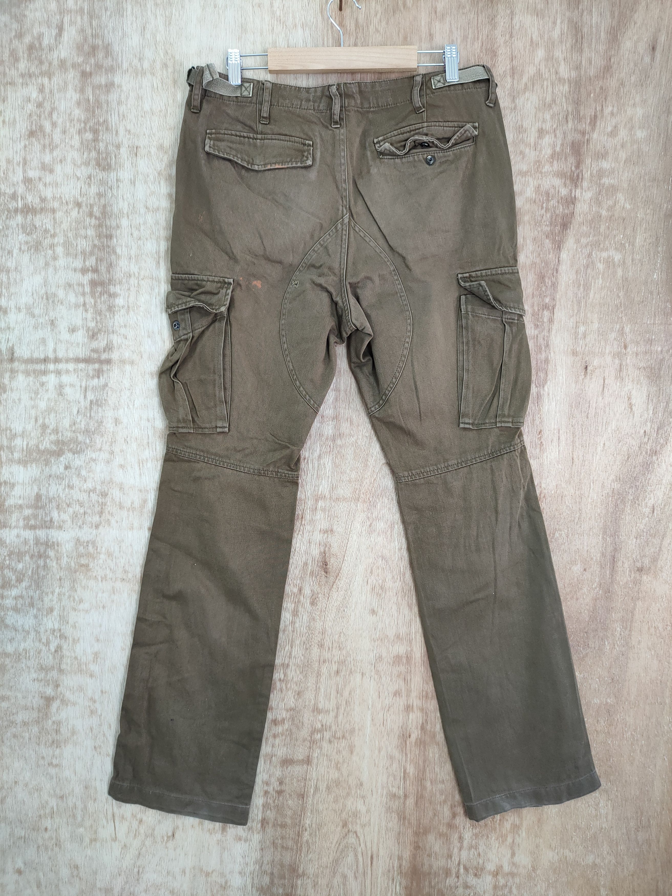 Japanese Brand × Takeo Kikuchi DL Takeo Kikuchi brown faded multipocket cargo pants #4174 Size US 32 / EU 48 - 5 Thumbnail