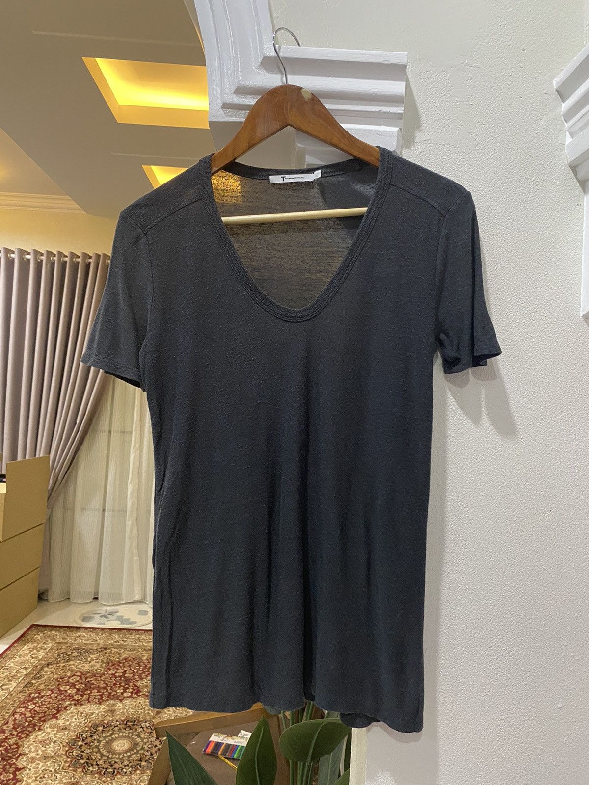 Alexander Wang Alexander Wang V Neck Tee Size US XS / EU 42 / 0 - 1 Thumbnail