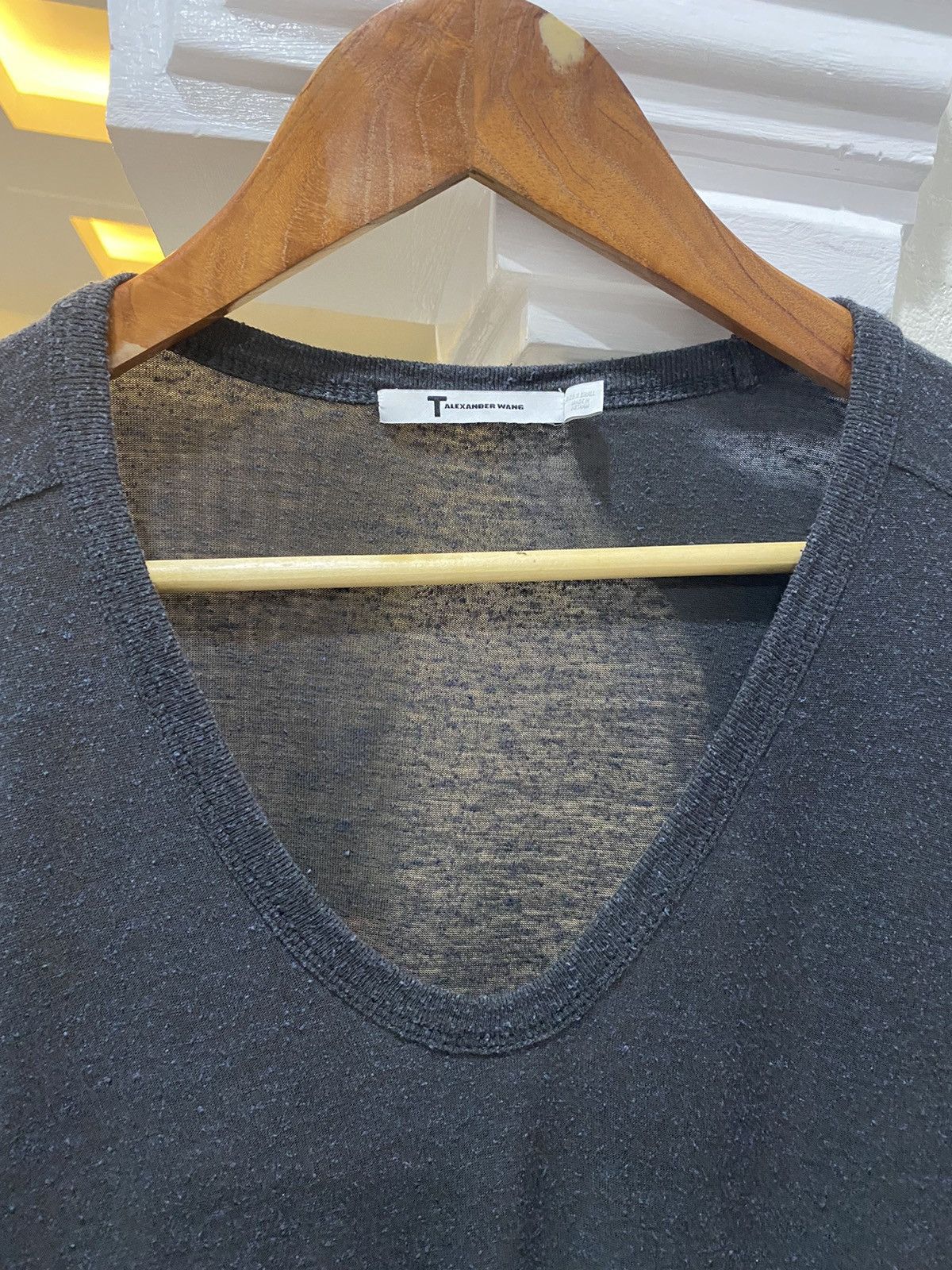 Alexander Wang Alexander Wang V Neck Tee Size US XS / EU 42 / 0 - 3 Thumbnail