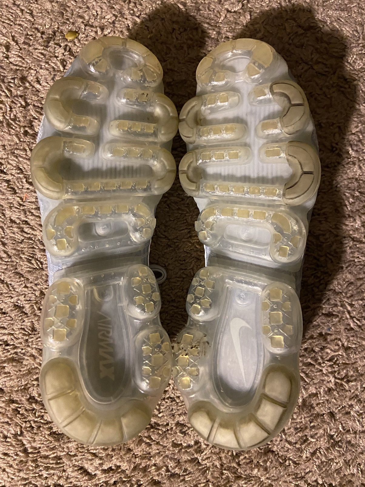 Nike Nike Air Vapormax Flyknit Pure Platinum Grey White Size US 11.5 / IT 41.5 - 5 Thumbnail