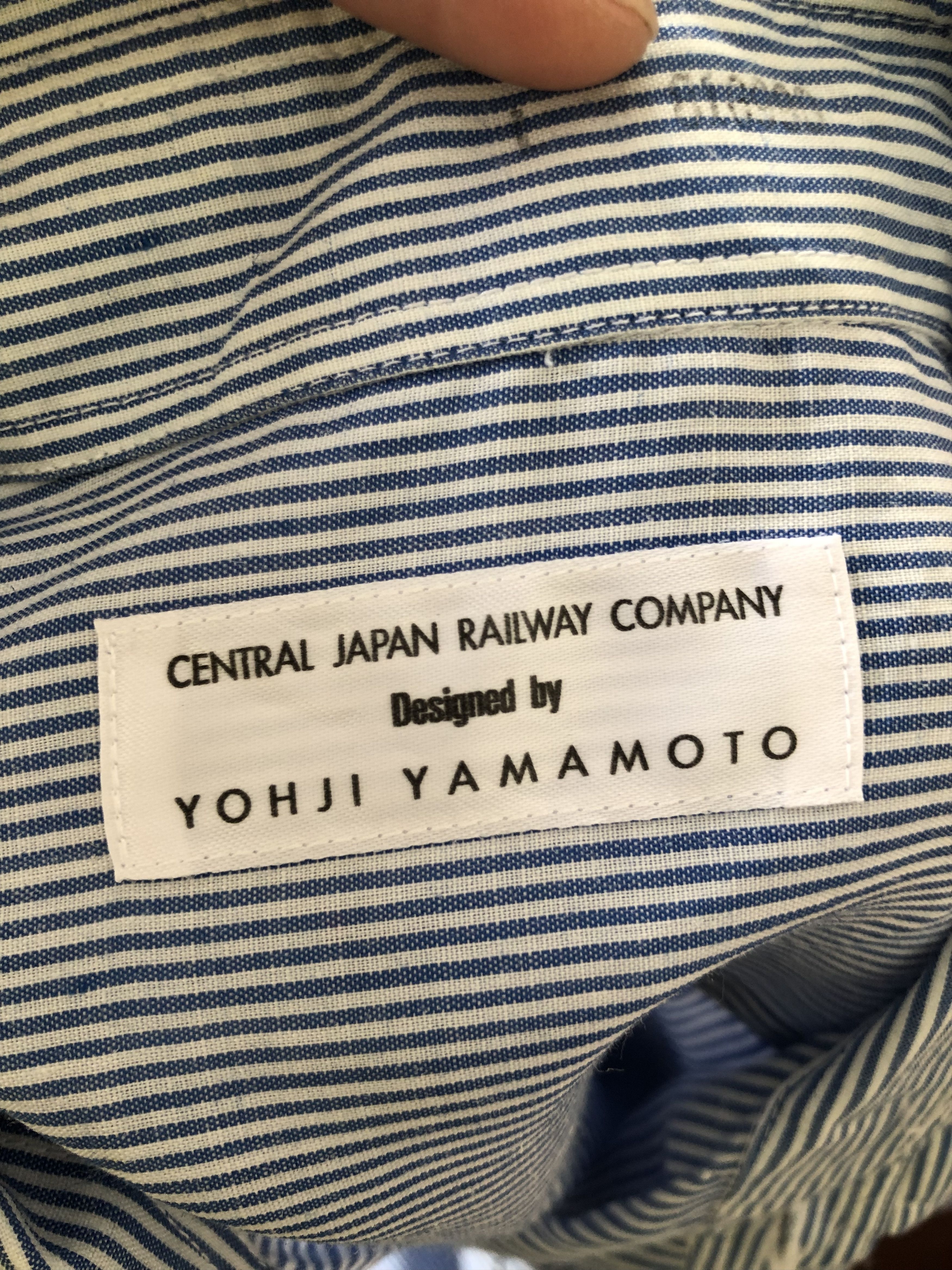 Yohji Yamamoto RARE🔥VINTAGE 80’S YOHJI YAMAMOTO x CJRC HICKORY STRIPES Size US L / EU 52-54 / 3 - 6 Thumbnail