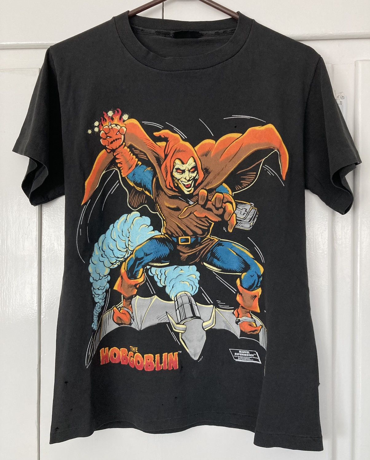 Marvel Comics HOBGOBLIN SHIRT MARVEL COMICS 80S VINTAGE SPIDER-MAN HORROR Size US M / EU 48-50 / 2 - 1 Thumbnail