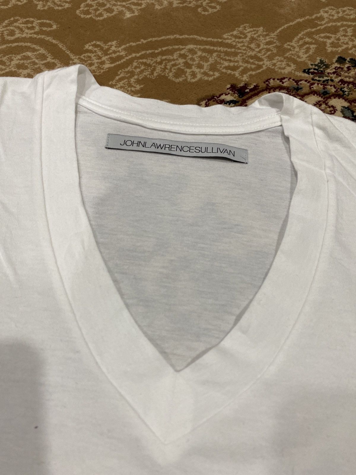 JOHN LAWRENCE SULLIVAN John Lawrence Sullivan V neck plan tee Size US M / EU 48-50 / 2 - 5 Thumbnail