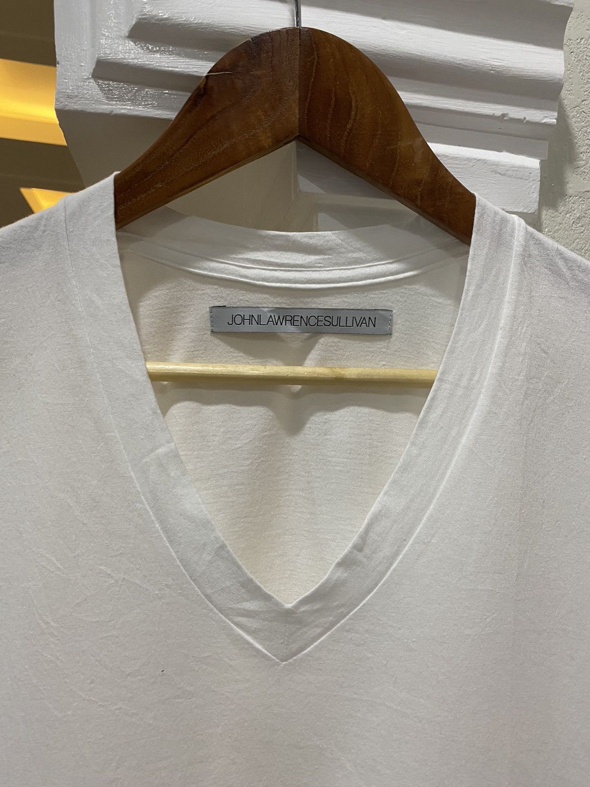 JOHN LAWRENCE SULLIVAN John Lawrence Sullivan V neck plan tee Size US M / EU 48-50 / 2 - 3 Thumbnail