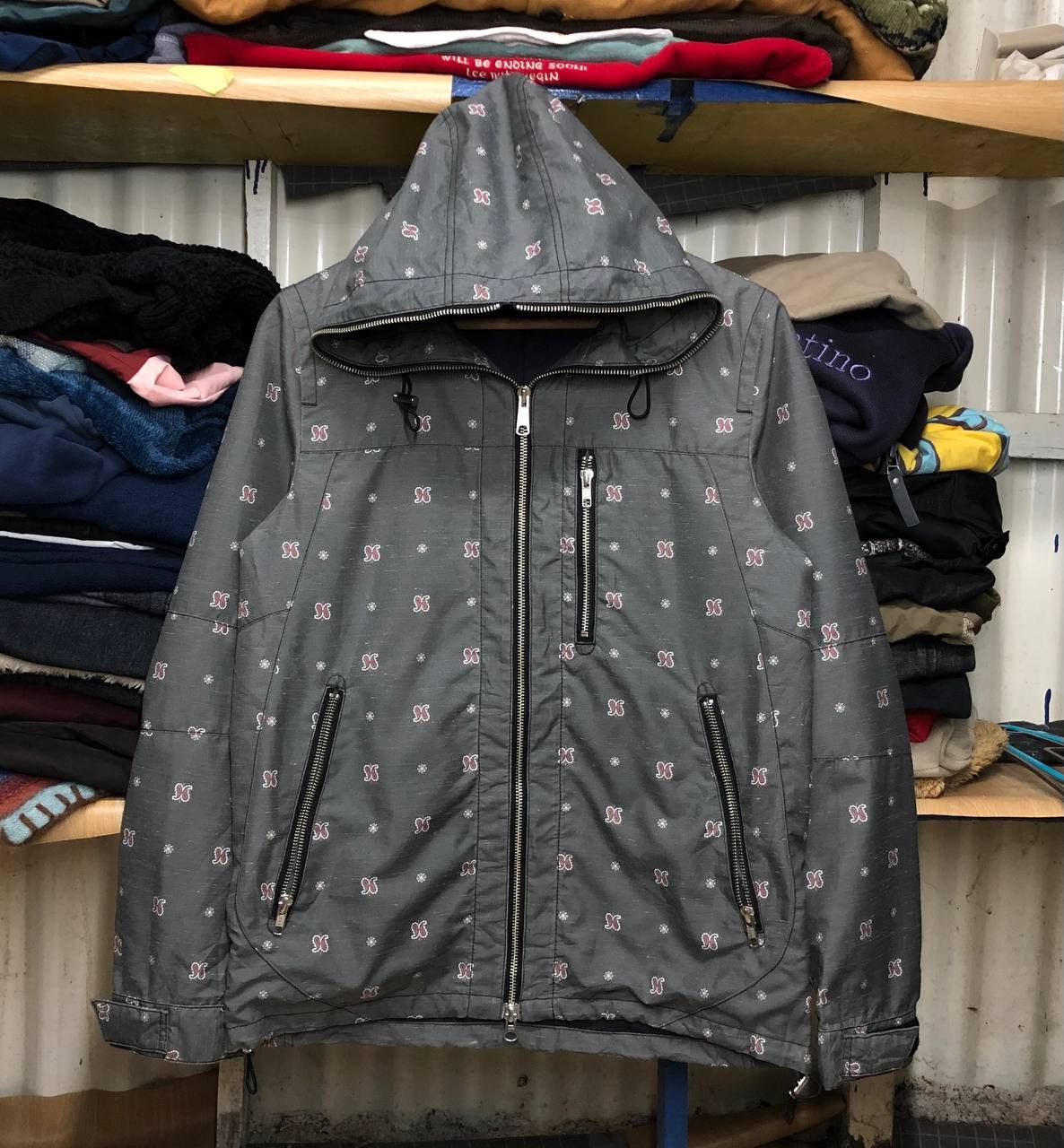Japanese Brand × monkey time Monkey Time Bandana Zipper Hoodies Jacket Size US M / EU 48-50 / 2 - 1 Thumbnail