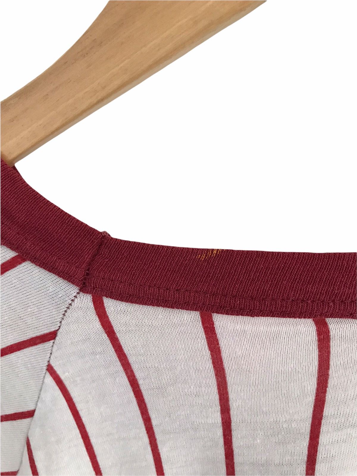 MLB Vintage 80s Philadelphia Phillies Red Striped Cotton Jersey Size US L / EU 52-54 / 3 - 3 Thumbnail