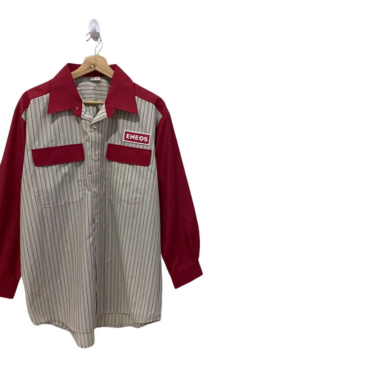 Vintage VINTAGE ENEOS RACING JAPAN BUTTON UPS WORK SHIRT Size US XL / EU 56 / 4 - 7 Thumbnail