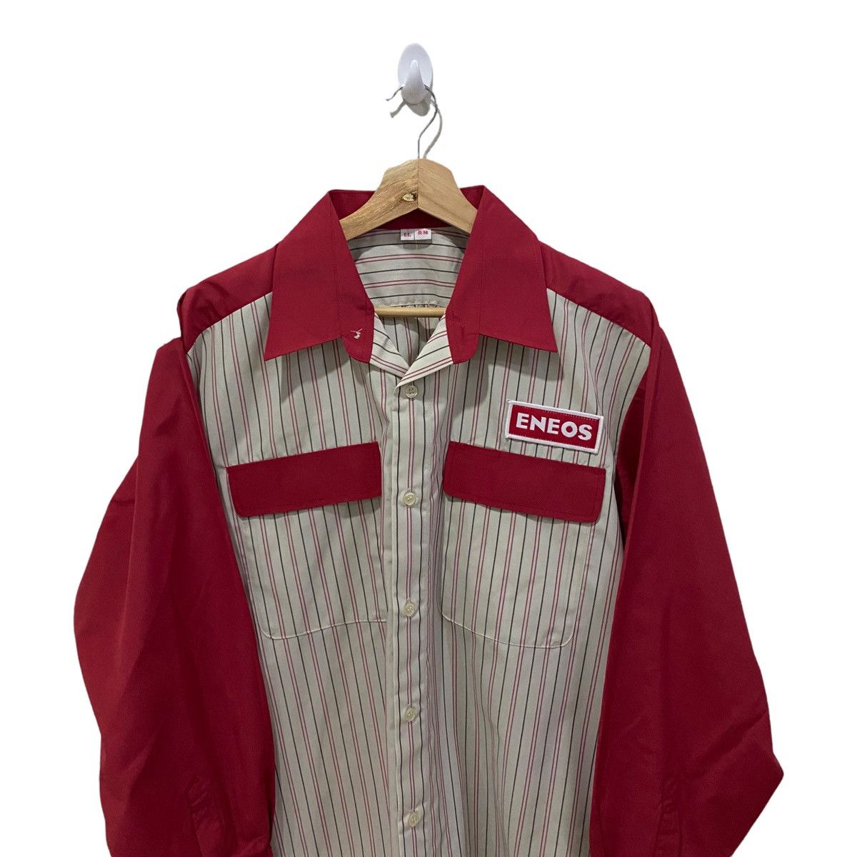 Vintage VINTAGE ENEOS RACING JAPAN BUTTON UPS WORK SHIRT Size US XL / EU 56 / 4 - 2 Thumbnail