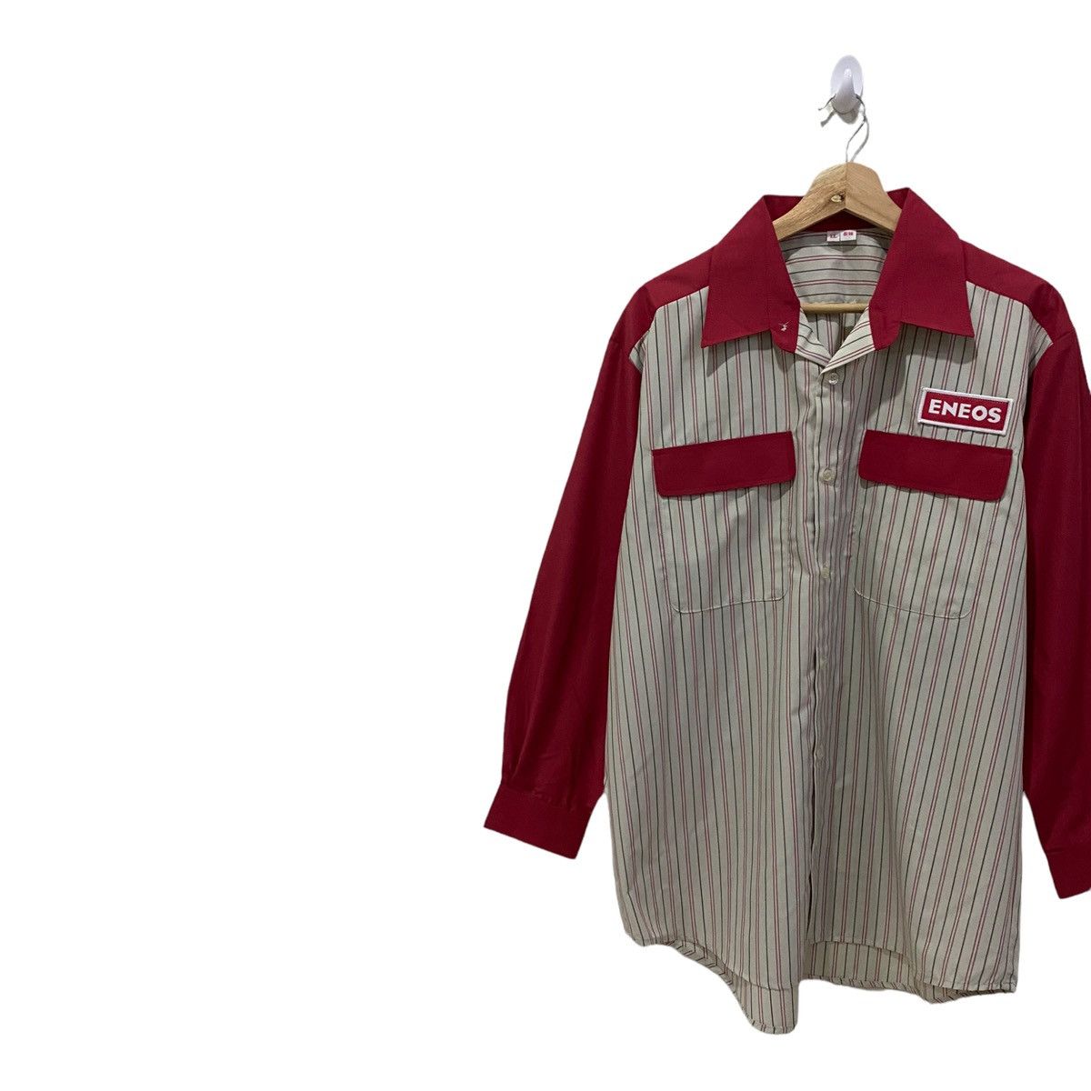 Vintage VINTAGE ENEOS RACING JAPAN BUTTON UPS WORK SHIRT Size US XL / EU 56 / 4 - 6 Thumbnail