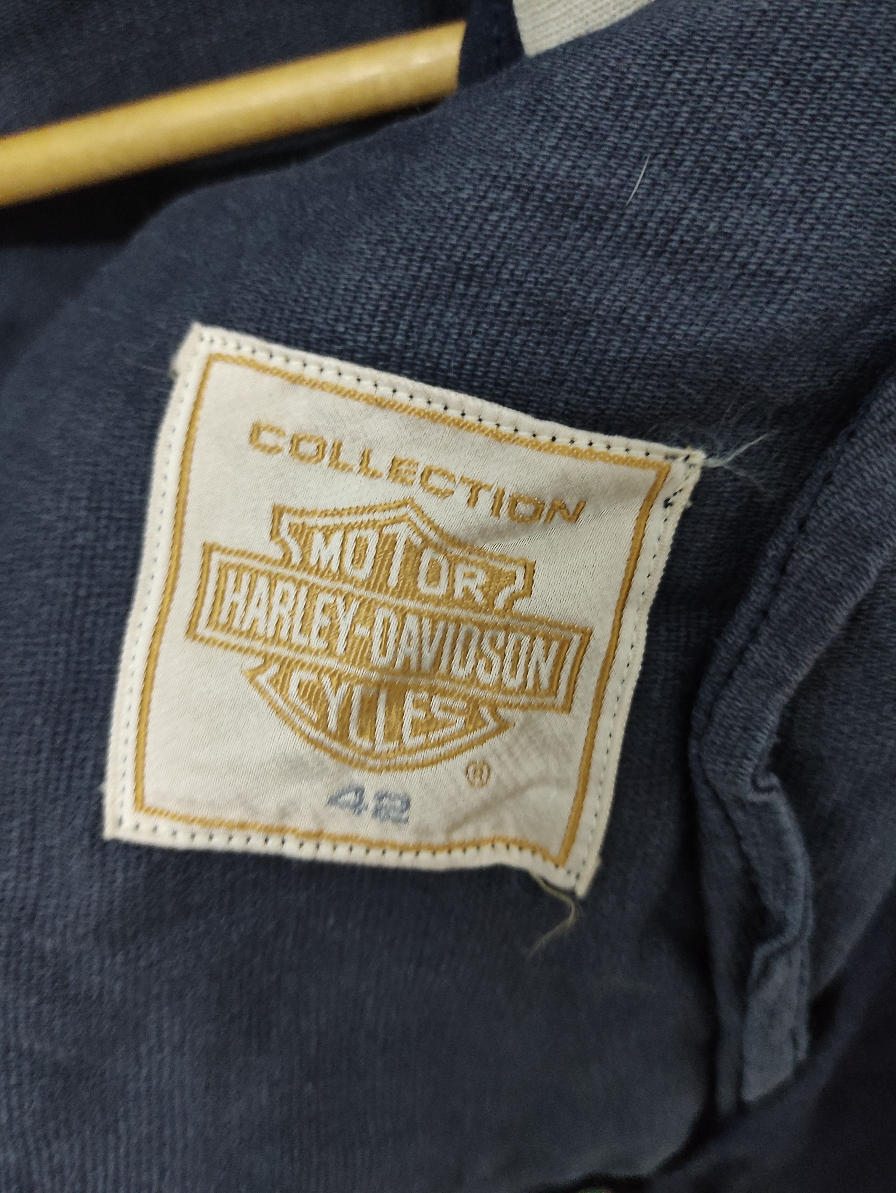 Harley Davidson Vintage Harley Davidson Big Logo Zip Up Jacket Size US L / EU 52-54 / 3 - 6 Thumbnail