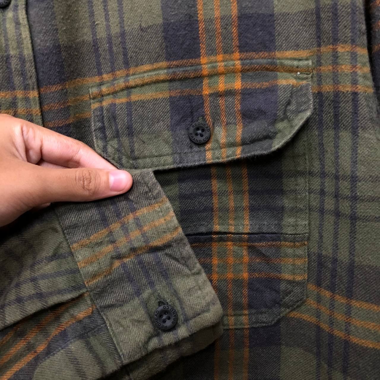 Flannel Vintage Red Head Flannel Size US L / EU 52-54 / 3 - 3 Thumbnail