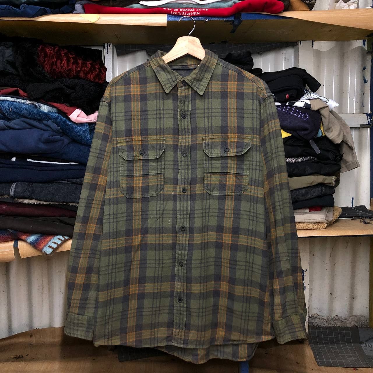 Flannel Vintage Red Head Flannel Size US L / EU 52-54 / 3 - 1 Thumbnail