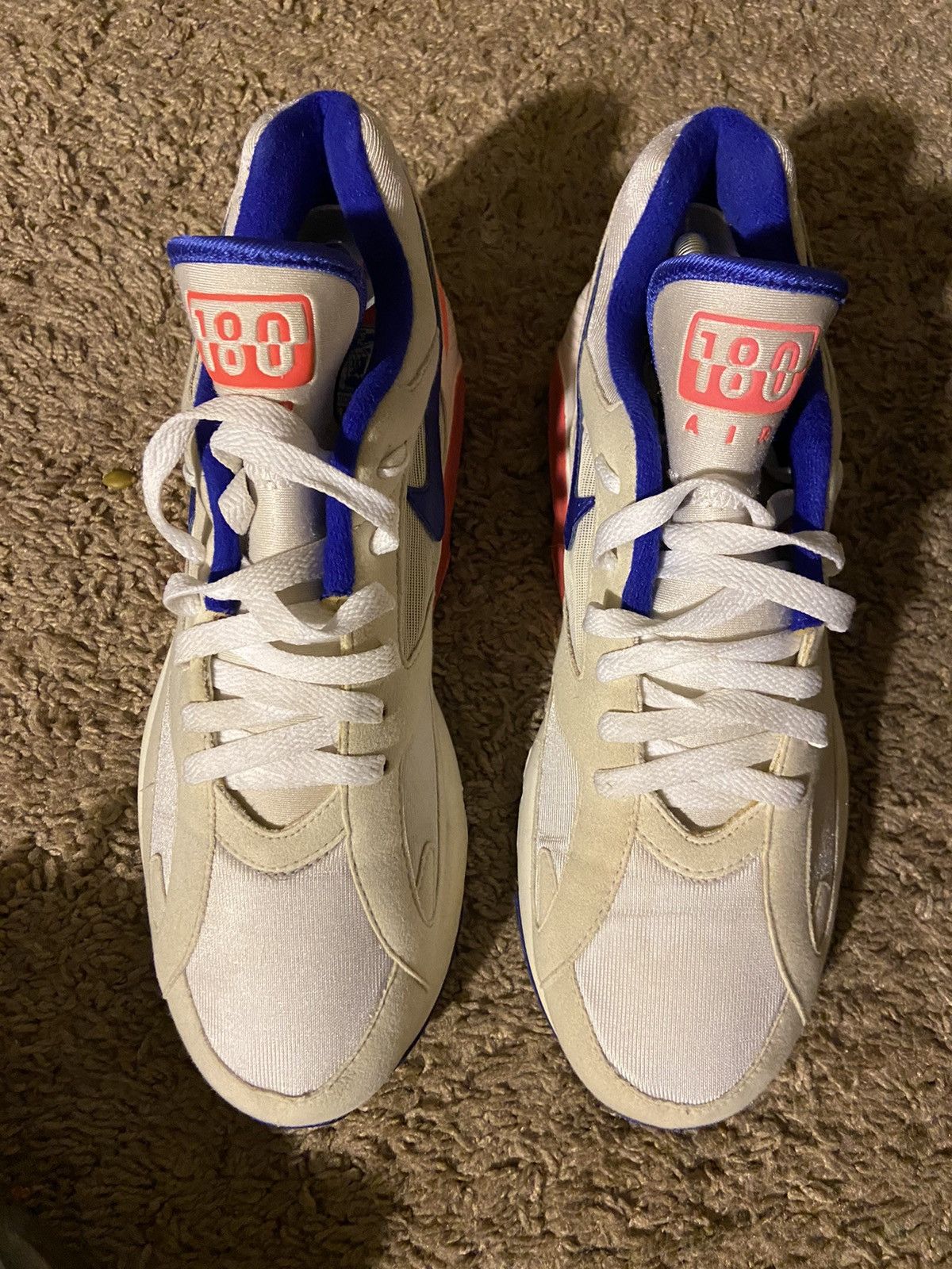 image of Nike Air Max 180 2018 Ultramarine 2018 Size 10 Shoes in White, Men's