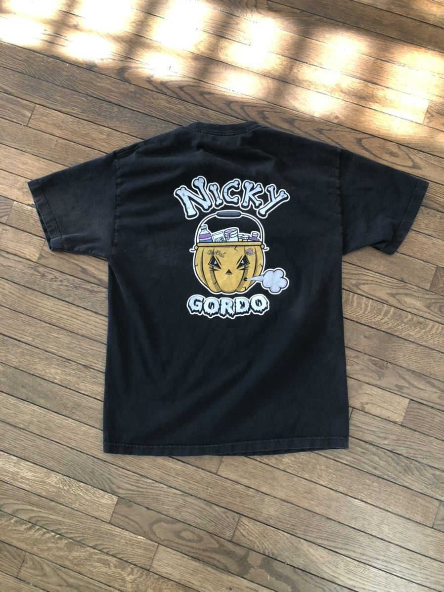 G59 Records Fat Nick Halloween Weed and Lean Tee 🎃🎃🎃 Nicky Peep G59 Size US XL / EU 56 / 4 - 1 Thumbnail