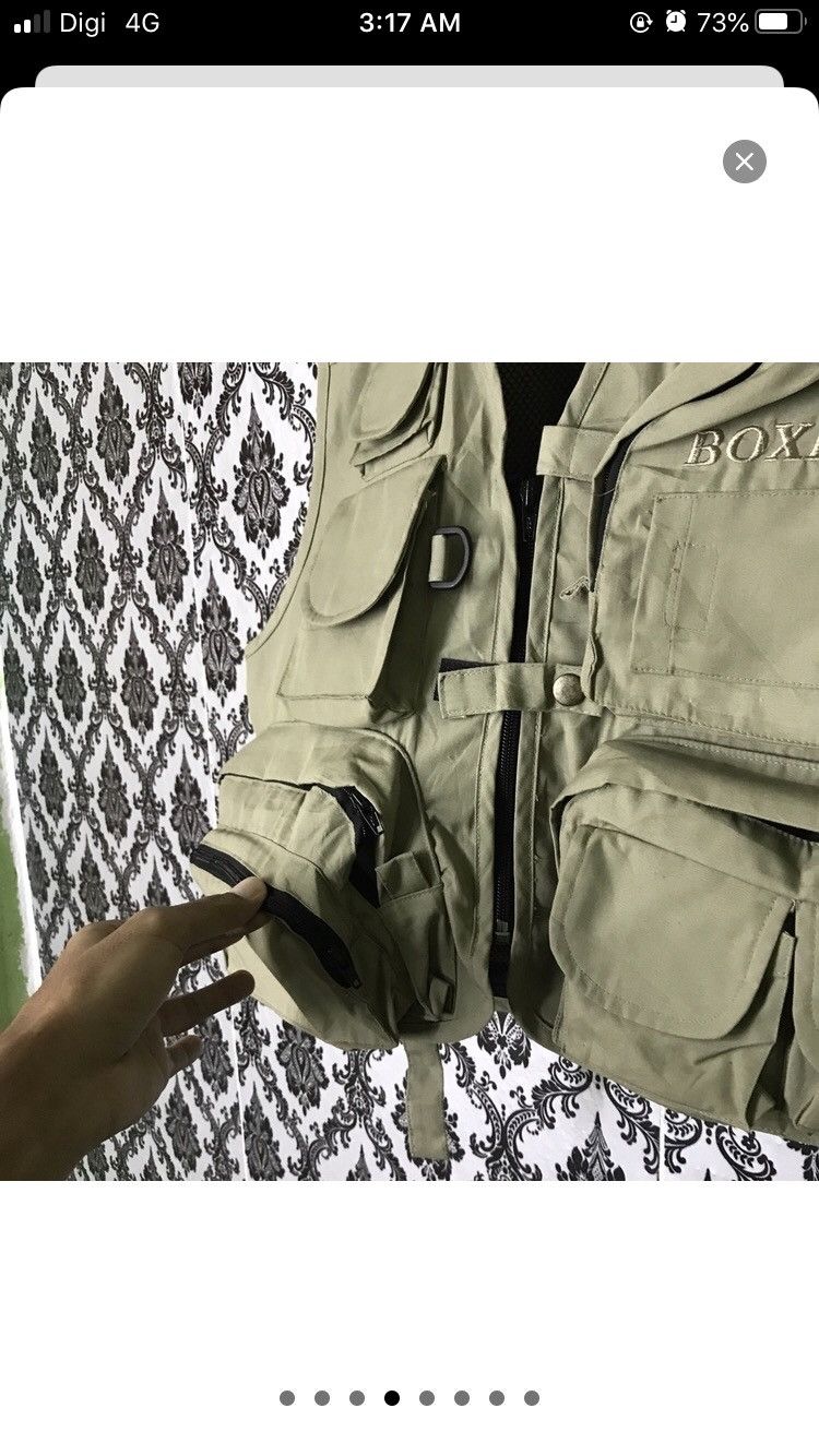 Japanese Brand 🔥RARE BOXE FISHING MESH CARGO TACTICAL MULTIPOCKET Size US M / EU 48-50 / 2 - 4 Thumbnail