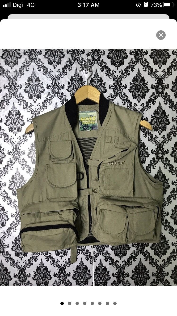 Japanese Brand 🔥RARE BOXE FISHING MESH CARGO TACTICAL MULTIPOCKET Size US M / EU 48-50 / 2 - 1 Thumbnail