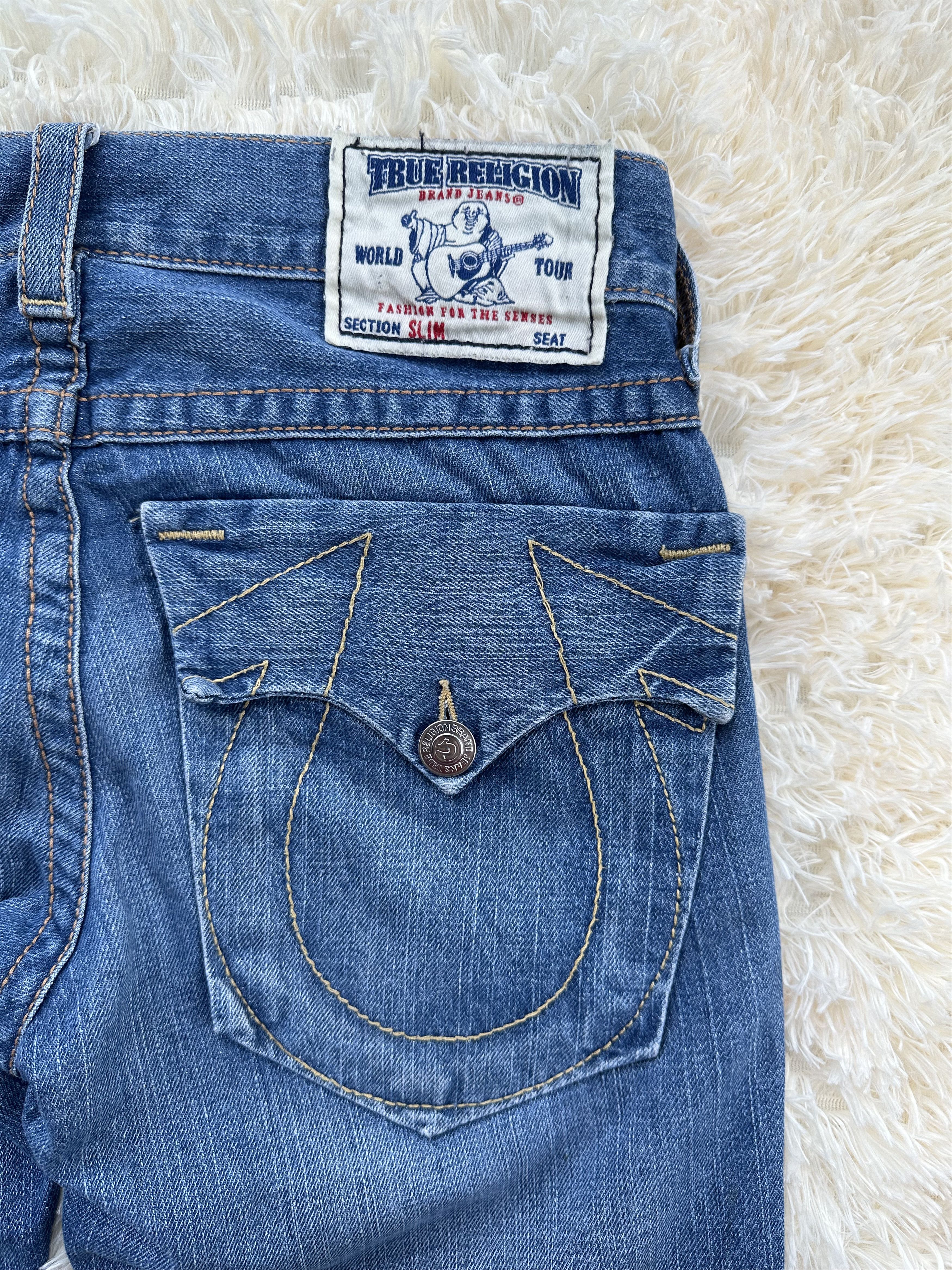 True Religion Vintage 2000 True Religion Slim Denim Jeans Size US 30 / EU 46 - 12 Thumbnail