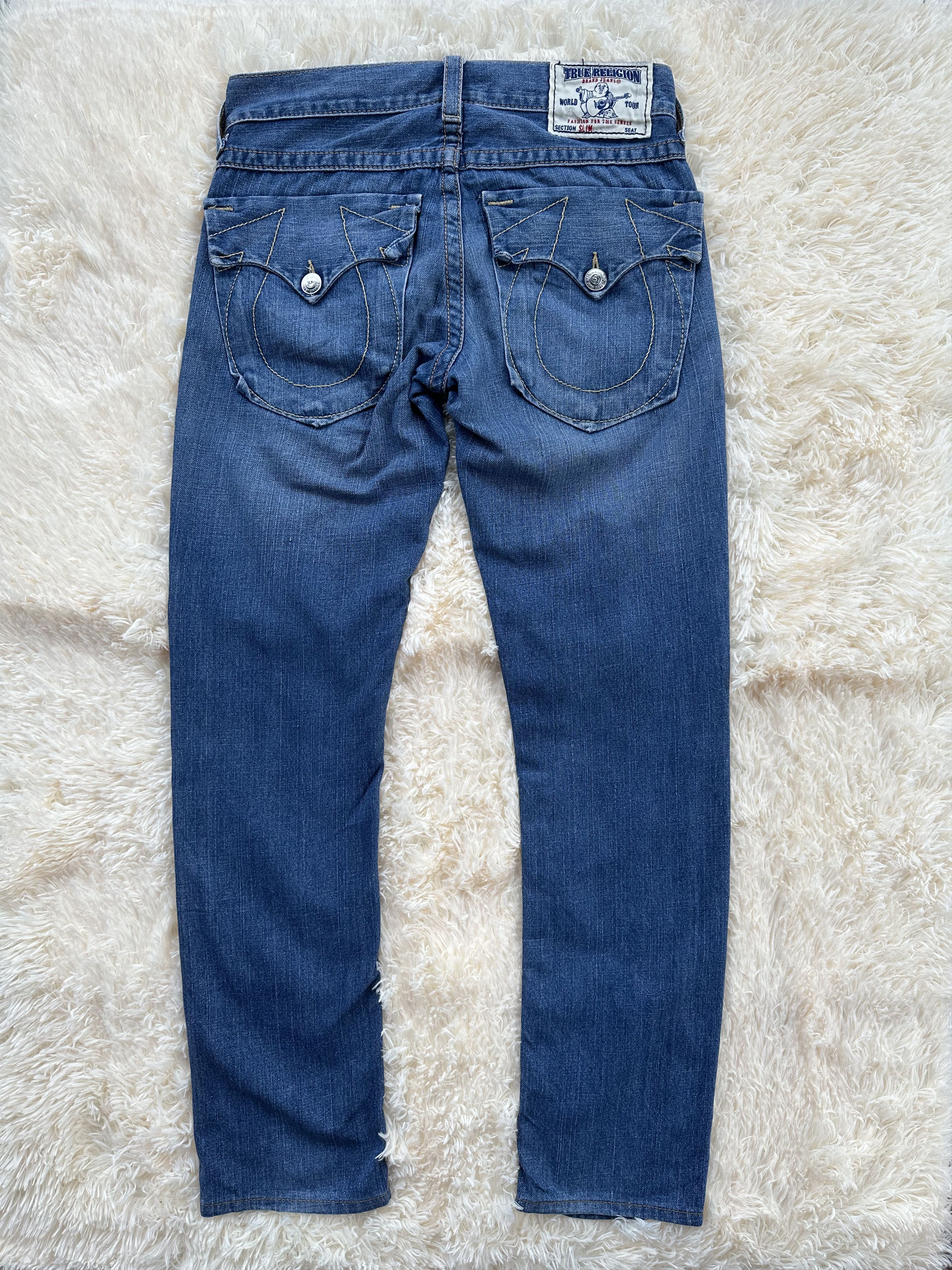 True Religion Vintage 2000 True Religion Slim Denim Jeans Size US 30 / EU 46 - 8 Thumbnail