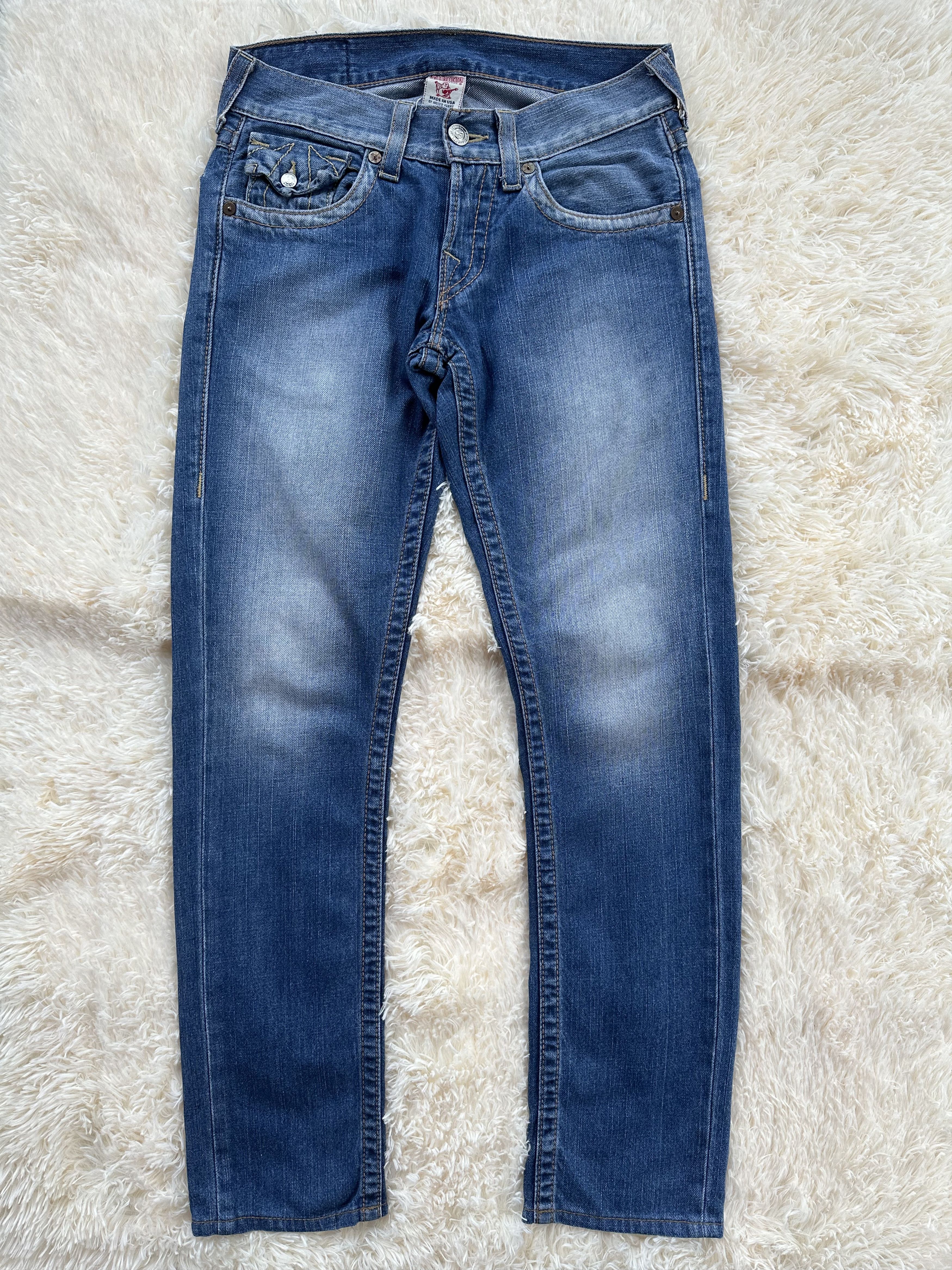 True Religion Vintage 2000 True Religion Slim Denim Jeans Size US 30 / EU 46 - 3 Thumbnail