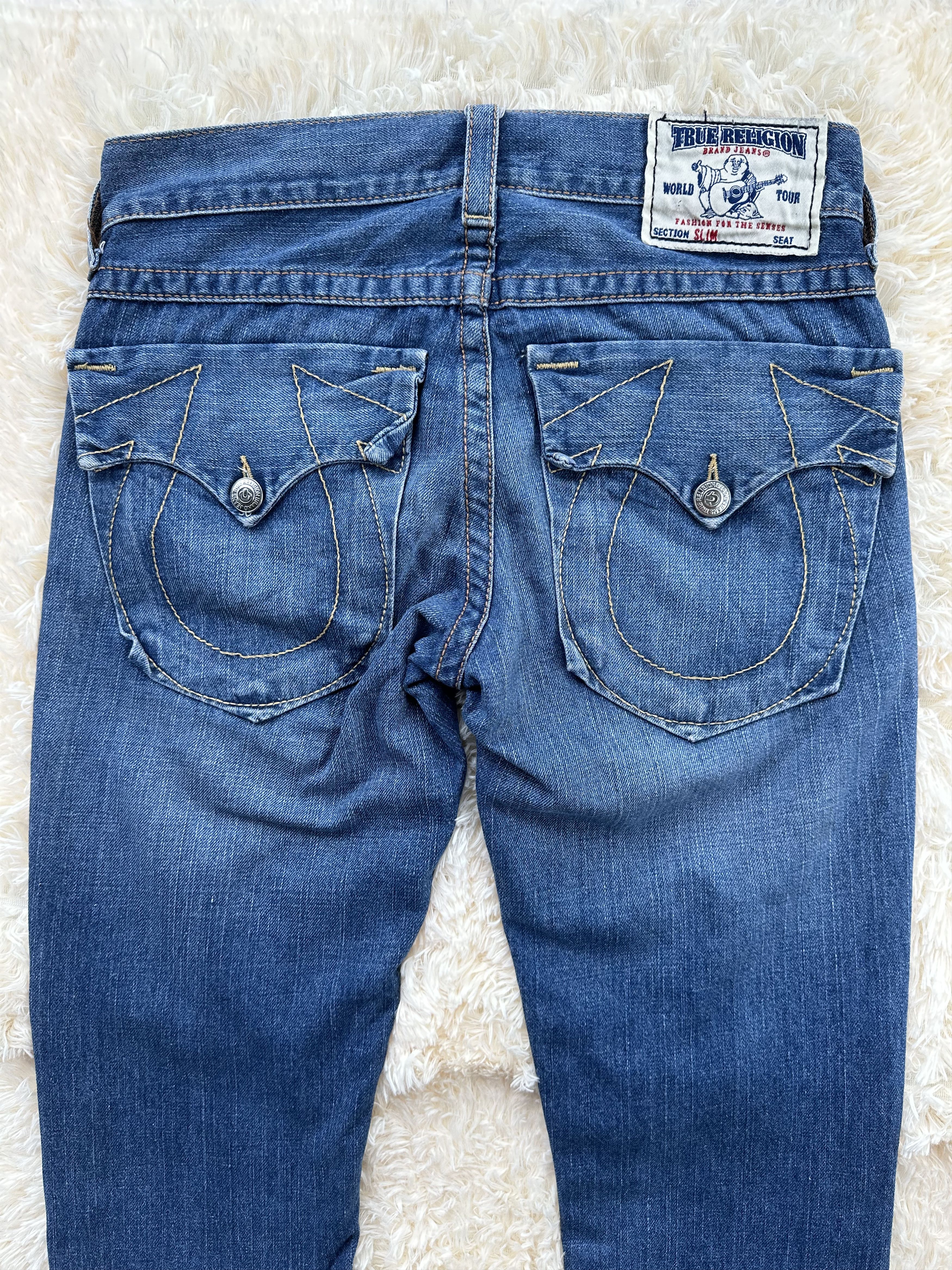 True Religion Vintage 2000 True Religion Slim Denim Jeans Size US 30 / EU 46 - 1 Thumbnail