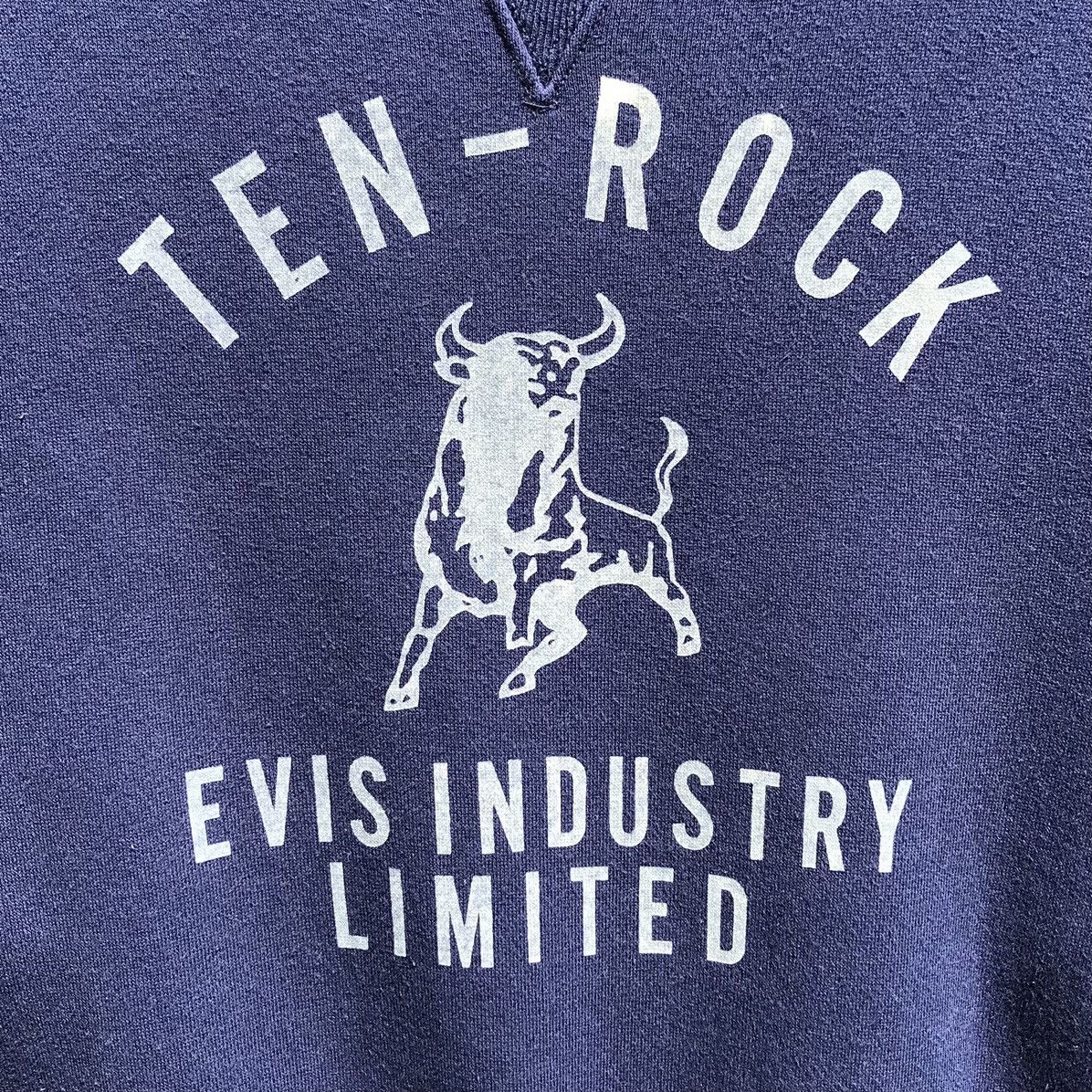 Evisu Vintage Evis Industry Limited Ten-Rock Sweatshirt Evisu Size US S / EU 44-46 / 1 - 7 Thumbnail