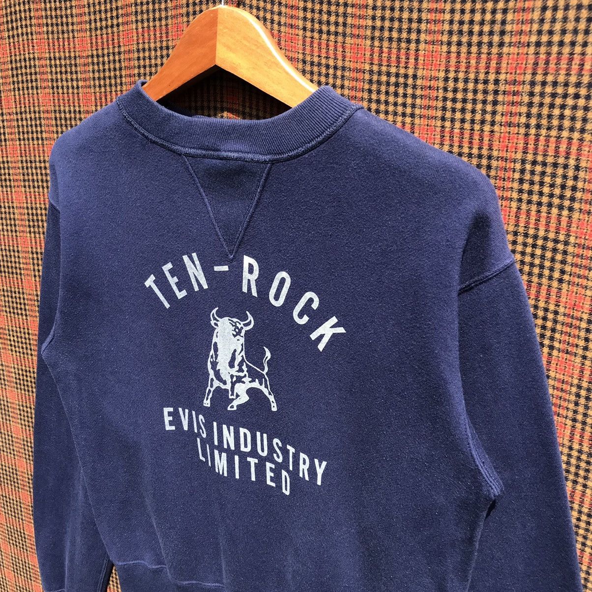 Evisu Vintage Evis Industry Limited Ten-Rock Sweatshirt Evisu Size US S / EU 44-46 / 1 - 6 Thumbnail