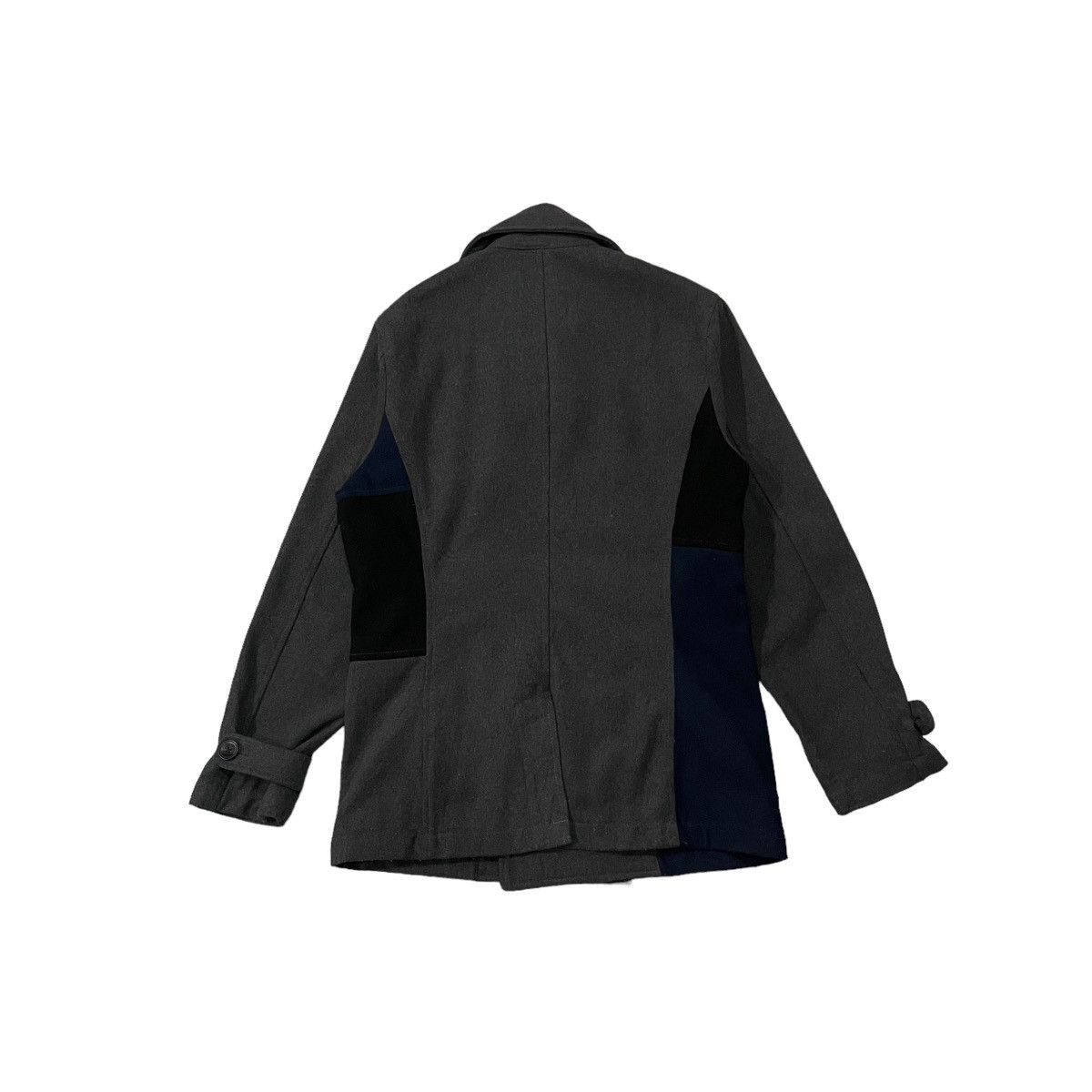 Japanese Brand Vintage Junglestorm Multicolour Wool Double Breast Jacket Size US M / EU 48-50 / 2 - 9 Thumbnail