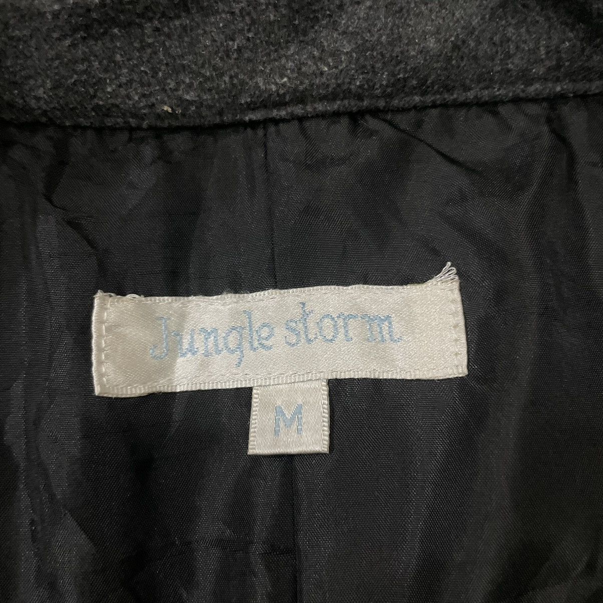 Japanese Brand Vintage Junglestorm Multicolour Wool Double Breast Jacket Size US M / EU 48-50 / 2 - 17 Thumbnail