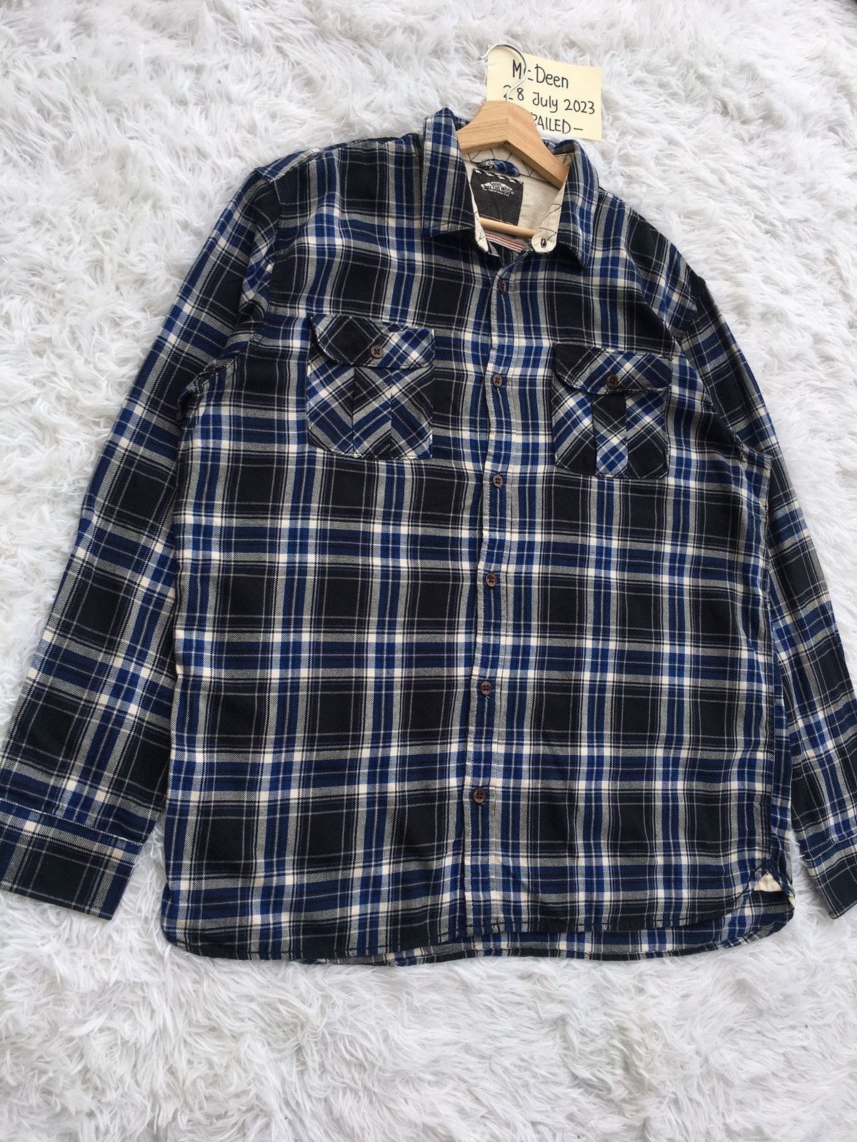 Vans Rare Vintage Vans Checkered Flannel Shirt Size US XL / EU 56 / 4 - 3 Thumbnail