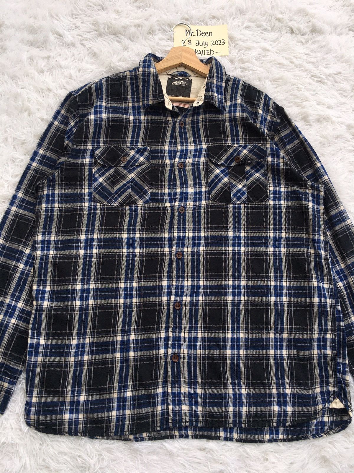 Vans Rare Vintage Vans Checkered Flannel Shirt Size US XL / EU 56 / 4 - 5 Thumbnail