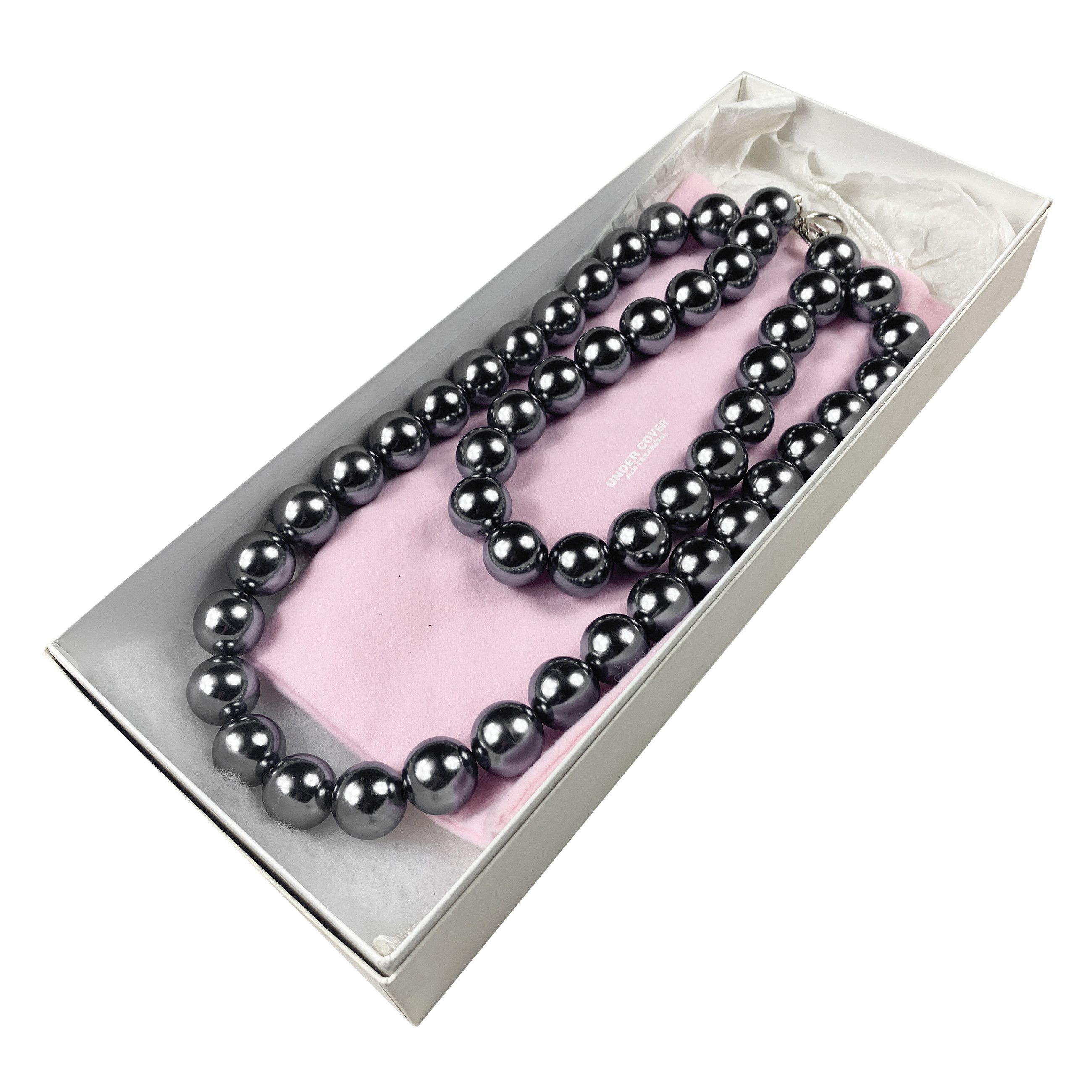Undercover AW01 Black Pearl Belt Size ONE SIZE - 1 Thumbnail