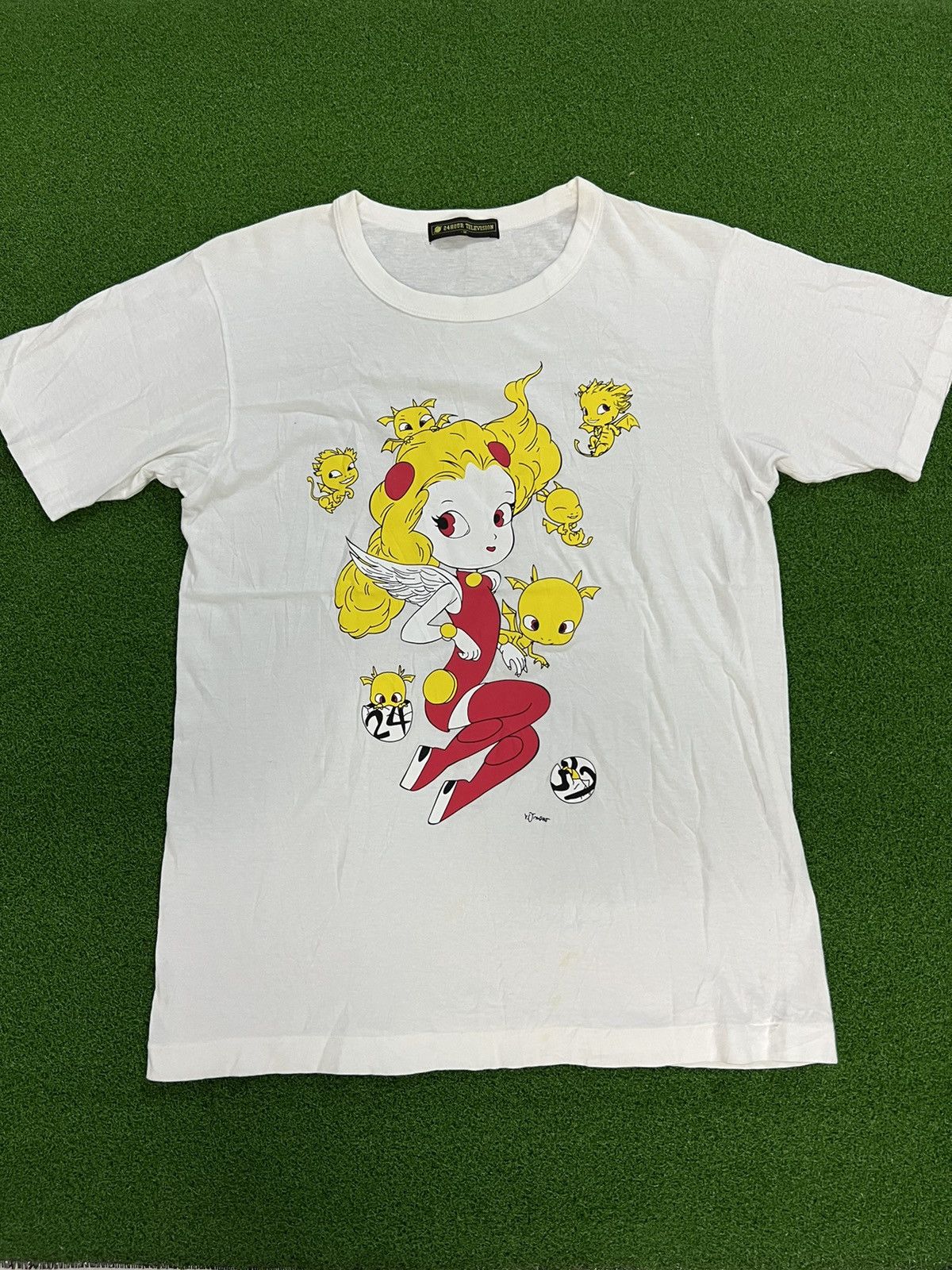 Japanese Brand × Takashi Murakami × Vintage 🔥🔥🔥Vintage 24 hour television X takashi murakami Size US S / EU 44-46 / 1 - 1 Thumbnail