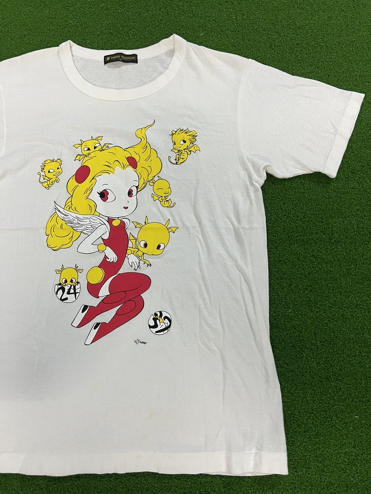 Japanese Brand × Takashi Murakami × Vintage 🔥🔥🔥Vintage 24 hour television X takashi murakami Size US S / EU 44-46 / 1 - 4 Thumbnail