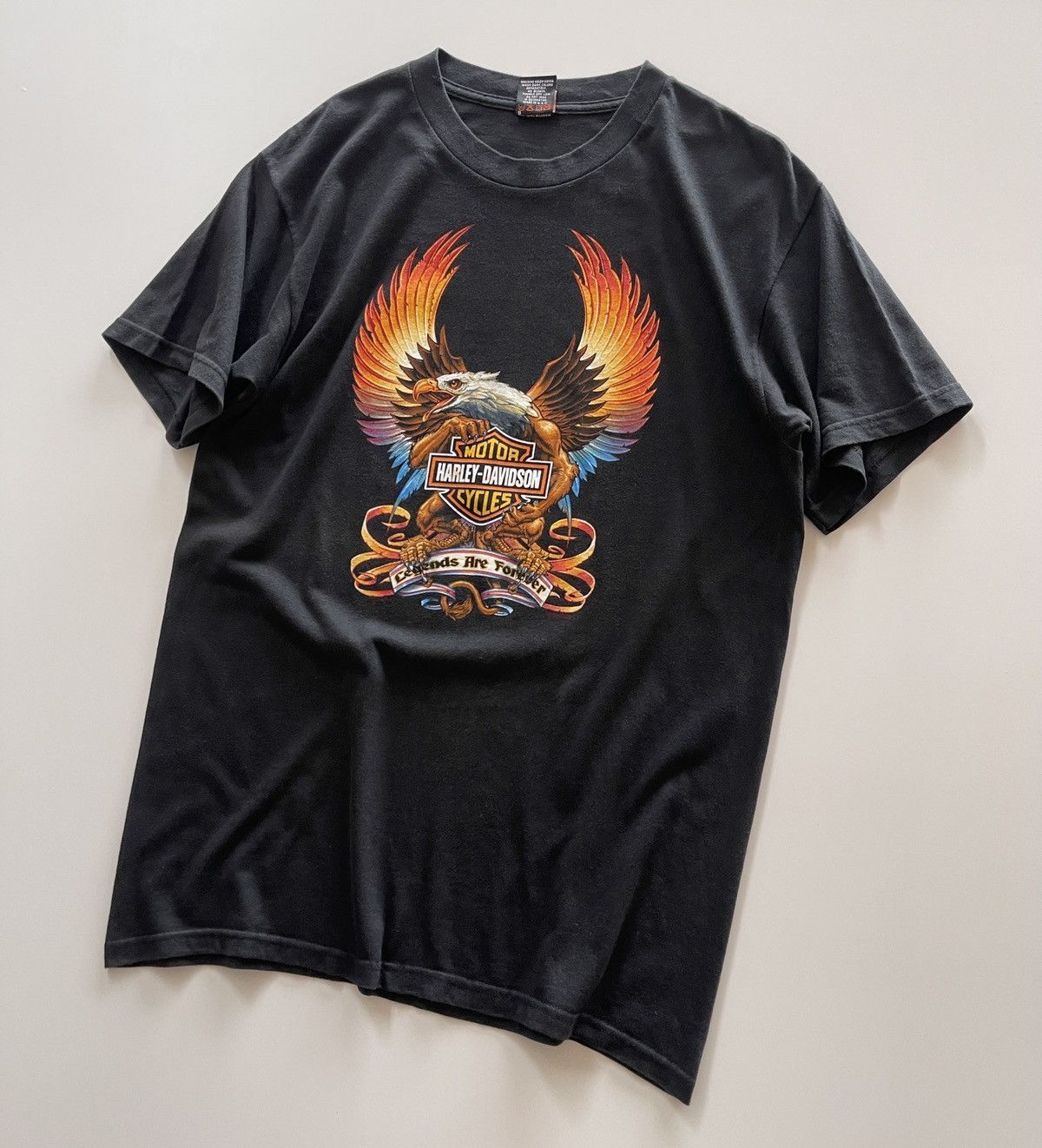 Harley Davidson 1998 HD Harley Davidson Motorcycles Black Shirt Size US L / EU 52-54 / 3 - 2 Thumbnail