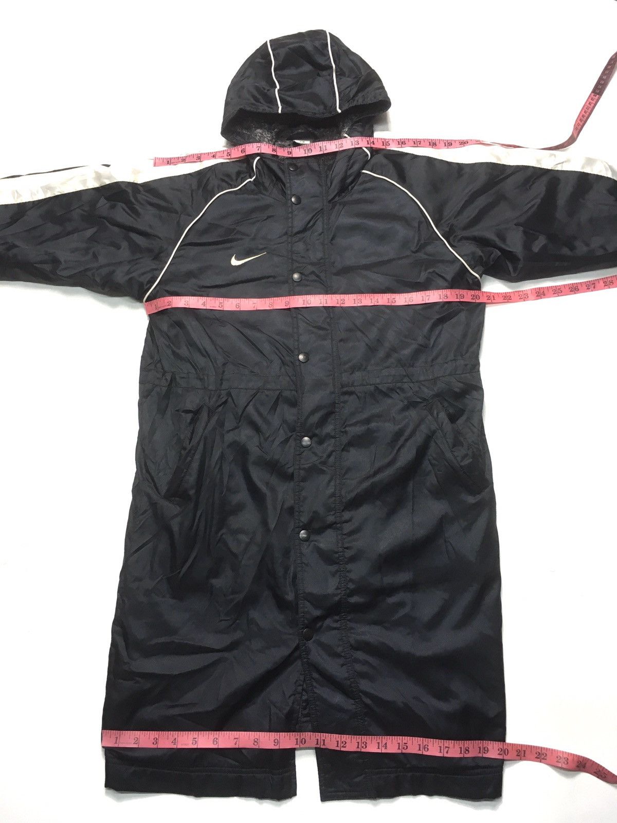Nike × Vintage Vintage Nike long jacket Size US L / EU 52-54 / 3 - 3 Thumbnail