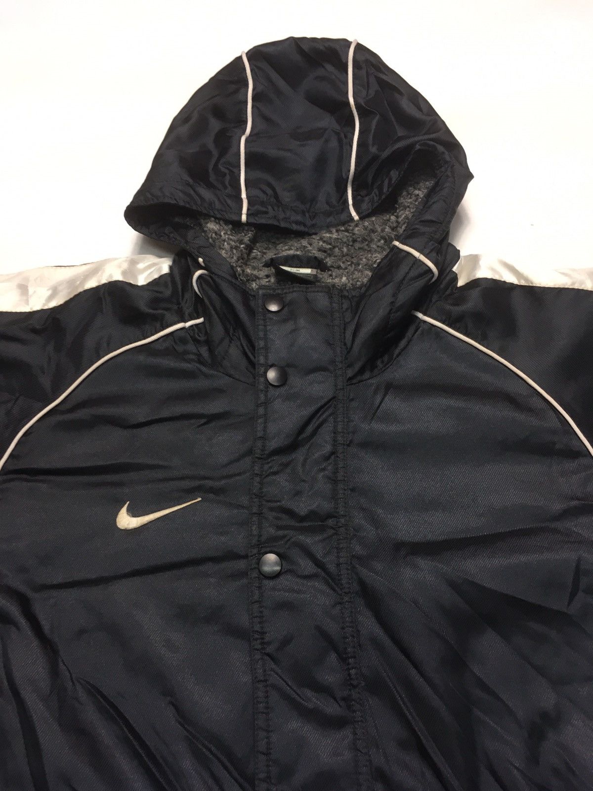 Nike × Vintage Vintage Nike long jacket Size US L / EU 52-54 / 3 - 7 Thumbnail